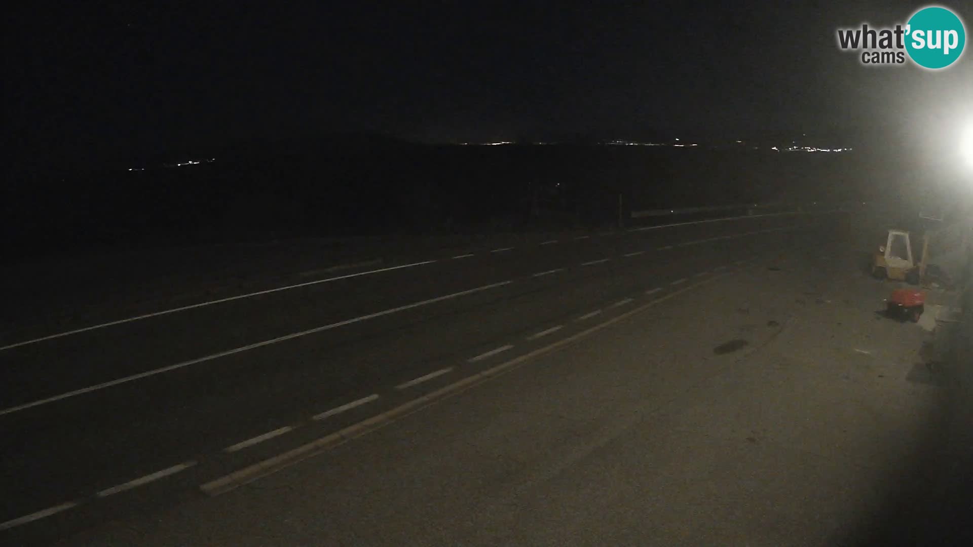 Webcam Adria-Autobahn D8 bei SENJ – Blick auf die Insel KRK