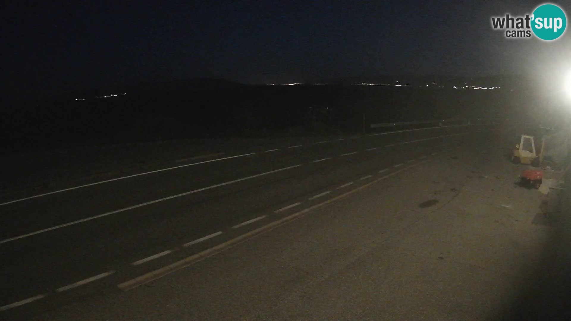 Webcam statale Adriatica D8 vicino SEGNA – Panorama su VEGLIA