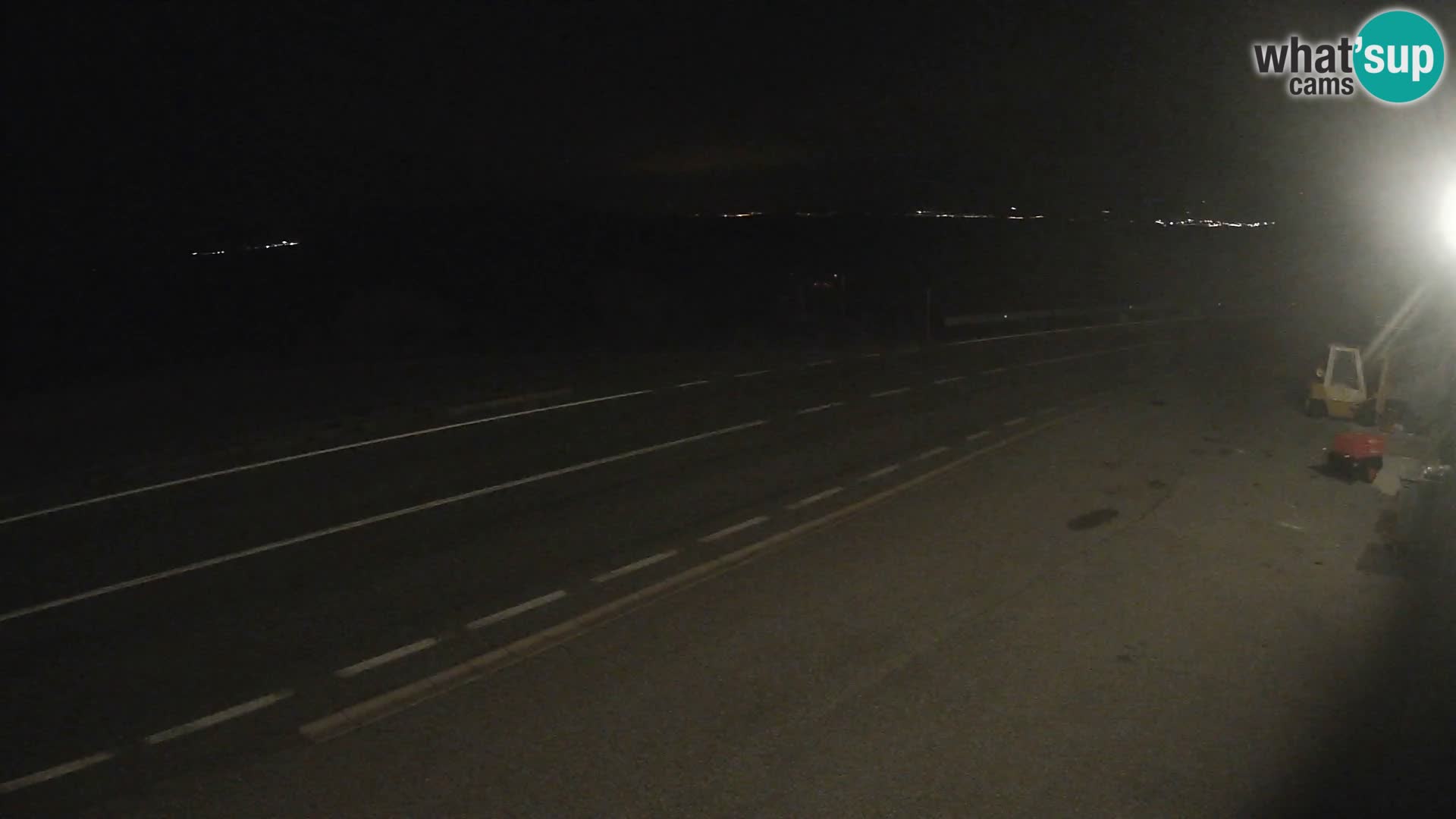 Webcam statale Adriatica D8 vicino SEGNA – Panorama su VEGLIA