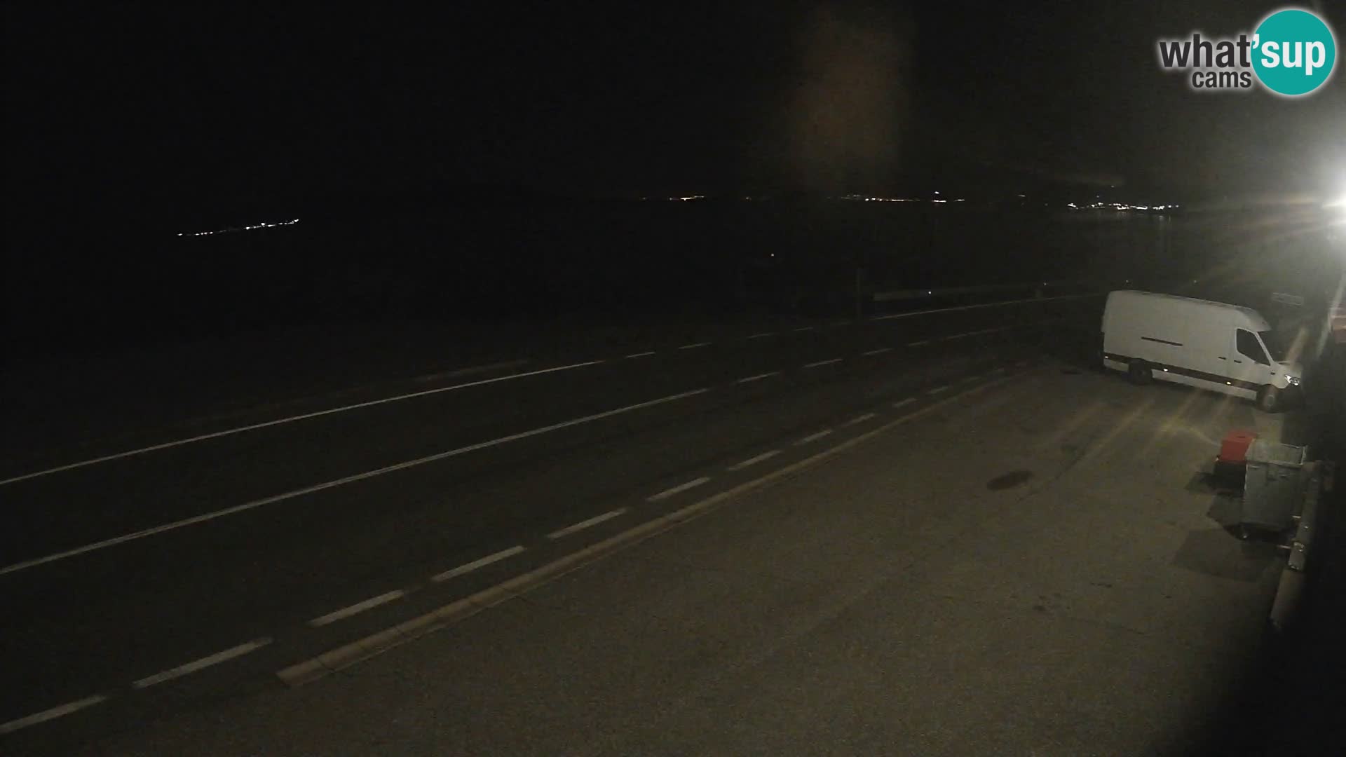 Webcam statale Adriatica D8 vicino SEGNA – Panorama su VEGLIA