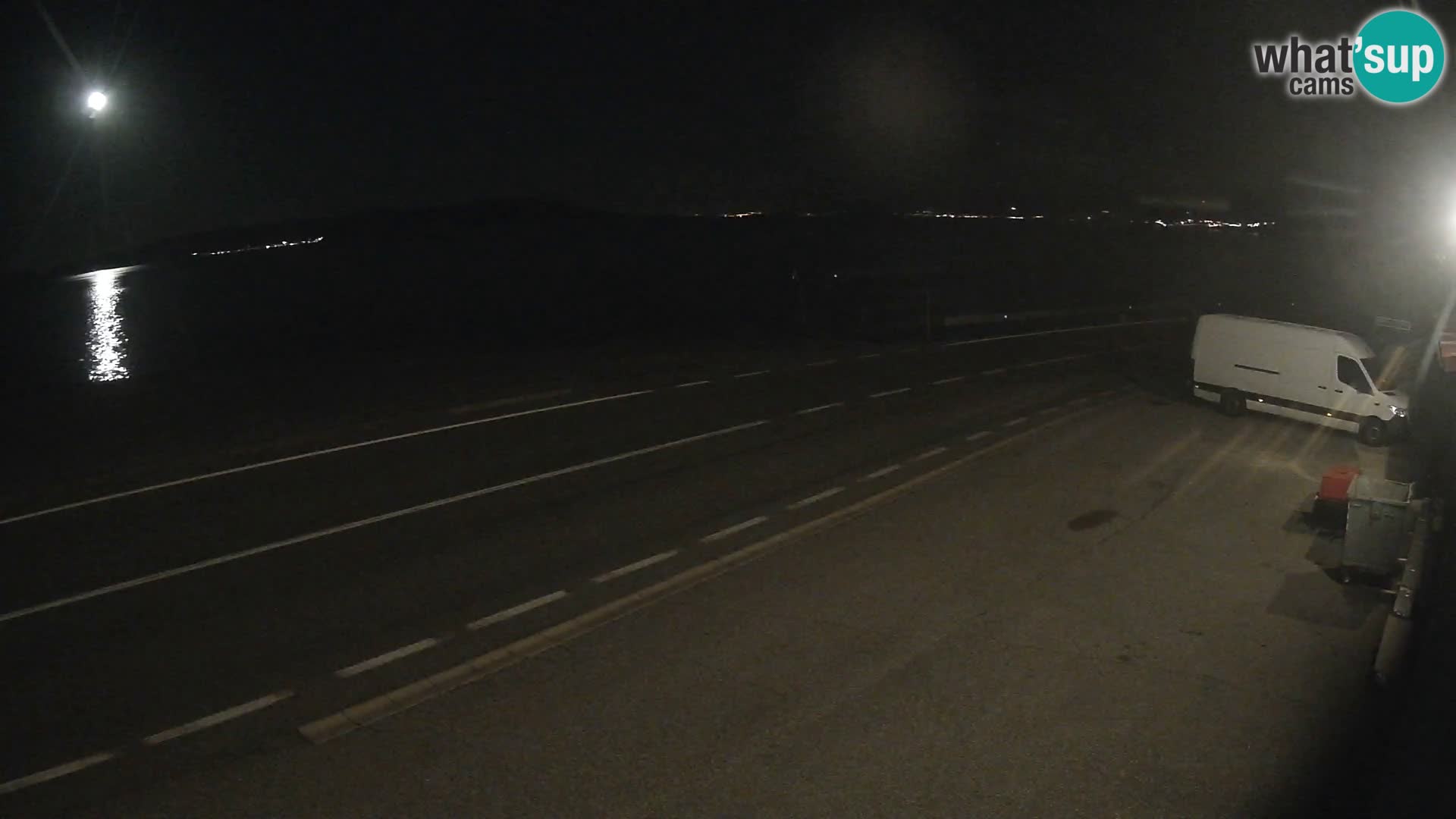 Webcam Adria-Autobahn D8 bei SENJ – Blick auf die Insel KRK