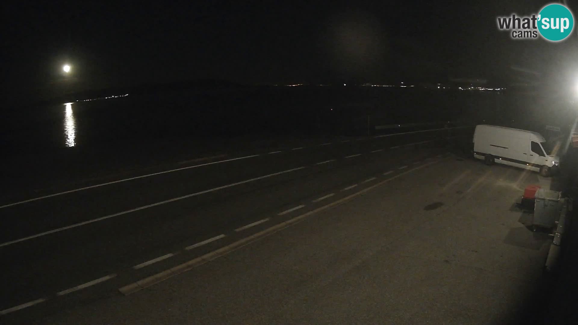 Webcam statale Adriatica D8 vicino SEGNA – Panorama su VEGLIA