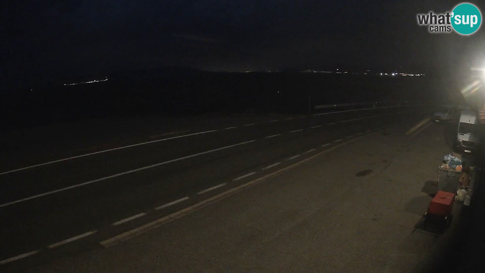 Web kamera Jadranska Magistrala kod SENJa – pogled na KRK