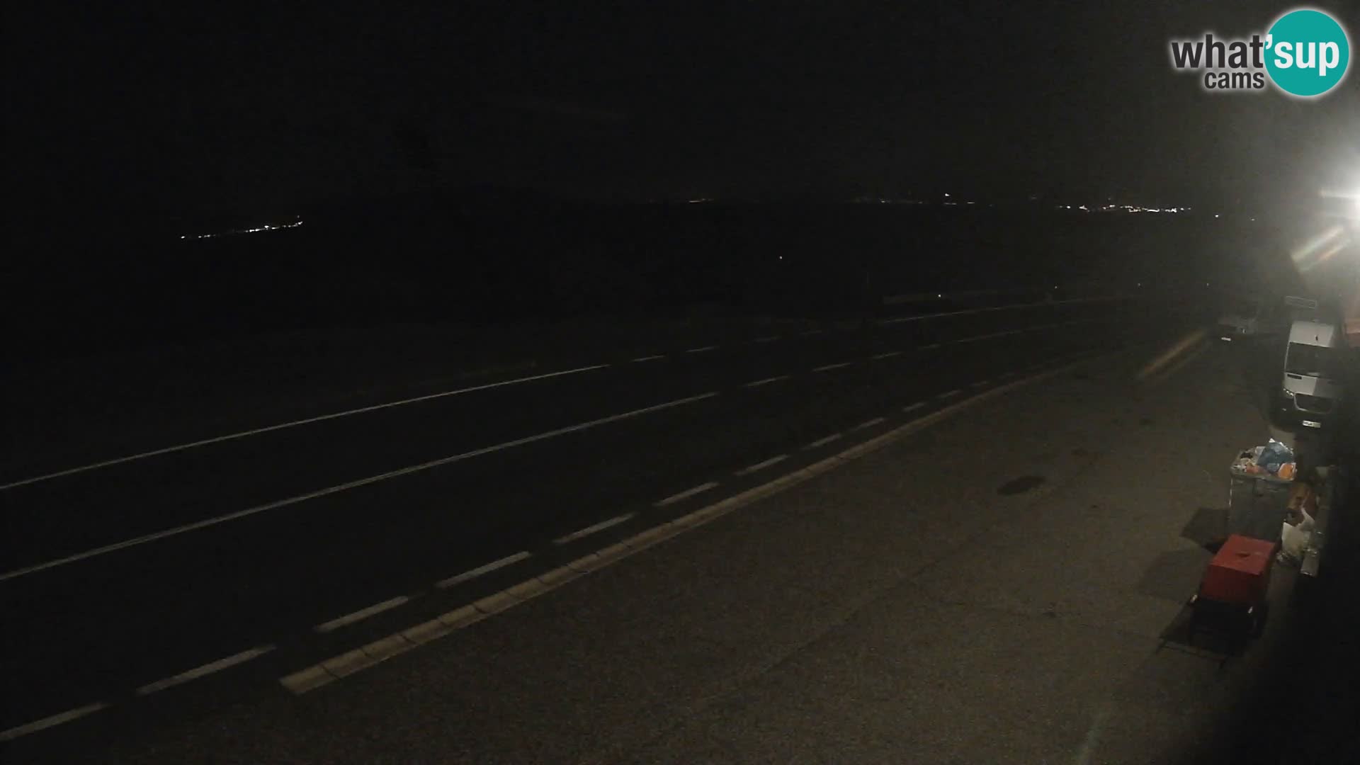 Web kamera Jadranska Magistrala kod SENJa – pogled na KRK