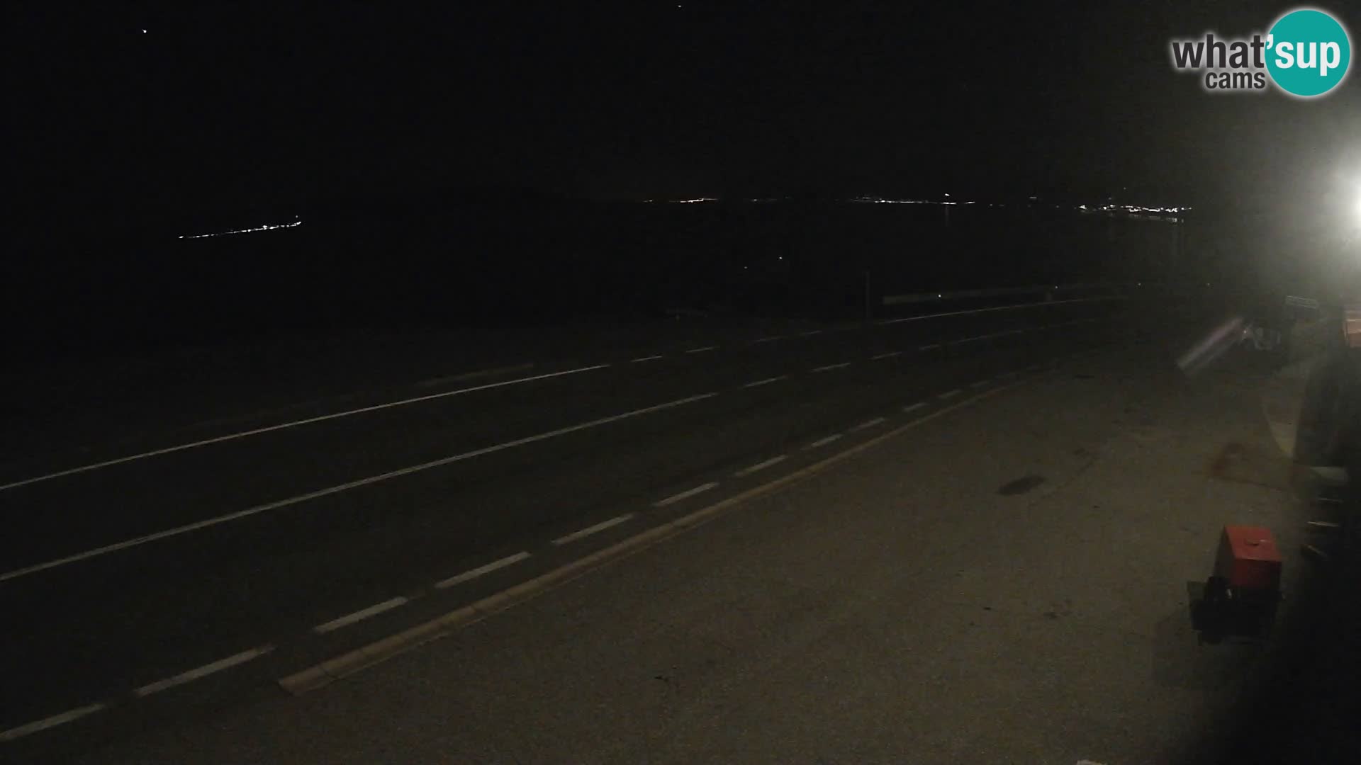 Webcam statale Adriatica D8 vicino SEGNA – Panorama su VEGLIA