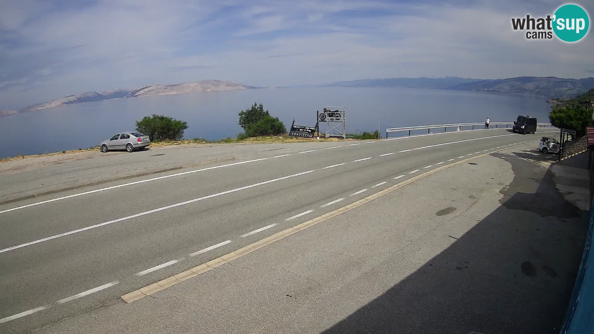 Webcam statale Adriatica D8 vicino SEGNA – Panorama su VEGLIA