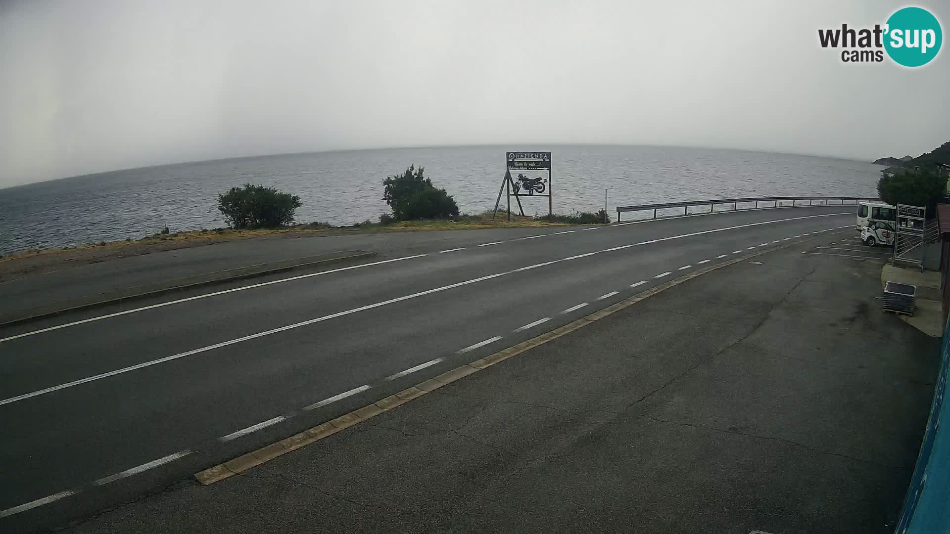 Webcam statale Adriatica D8 vicino SEGNA – Panorama su VEGLIA