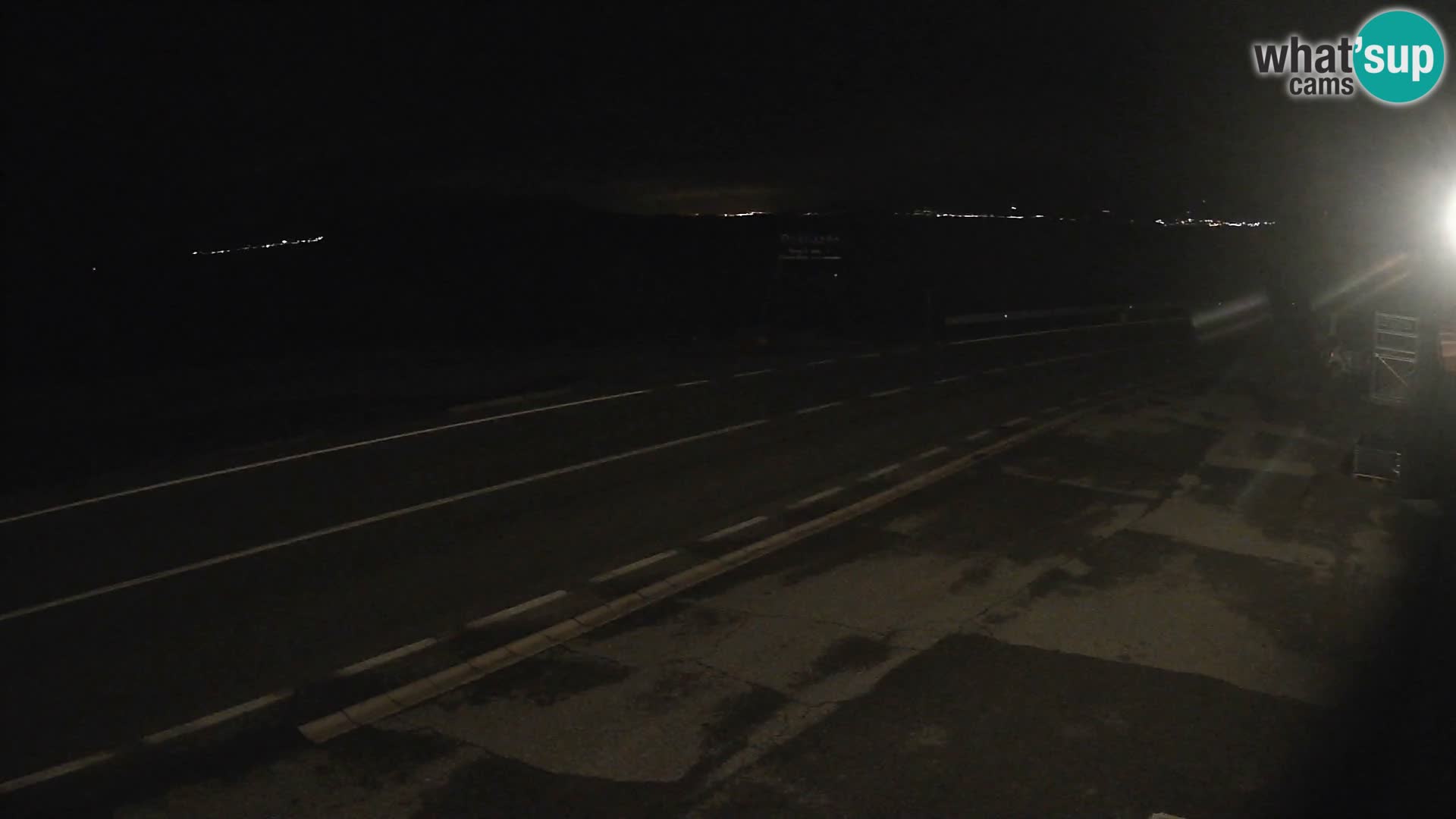 Webcam statale Adriatica D8 vicino SEGNA – Panorama su VEGLIA
