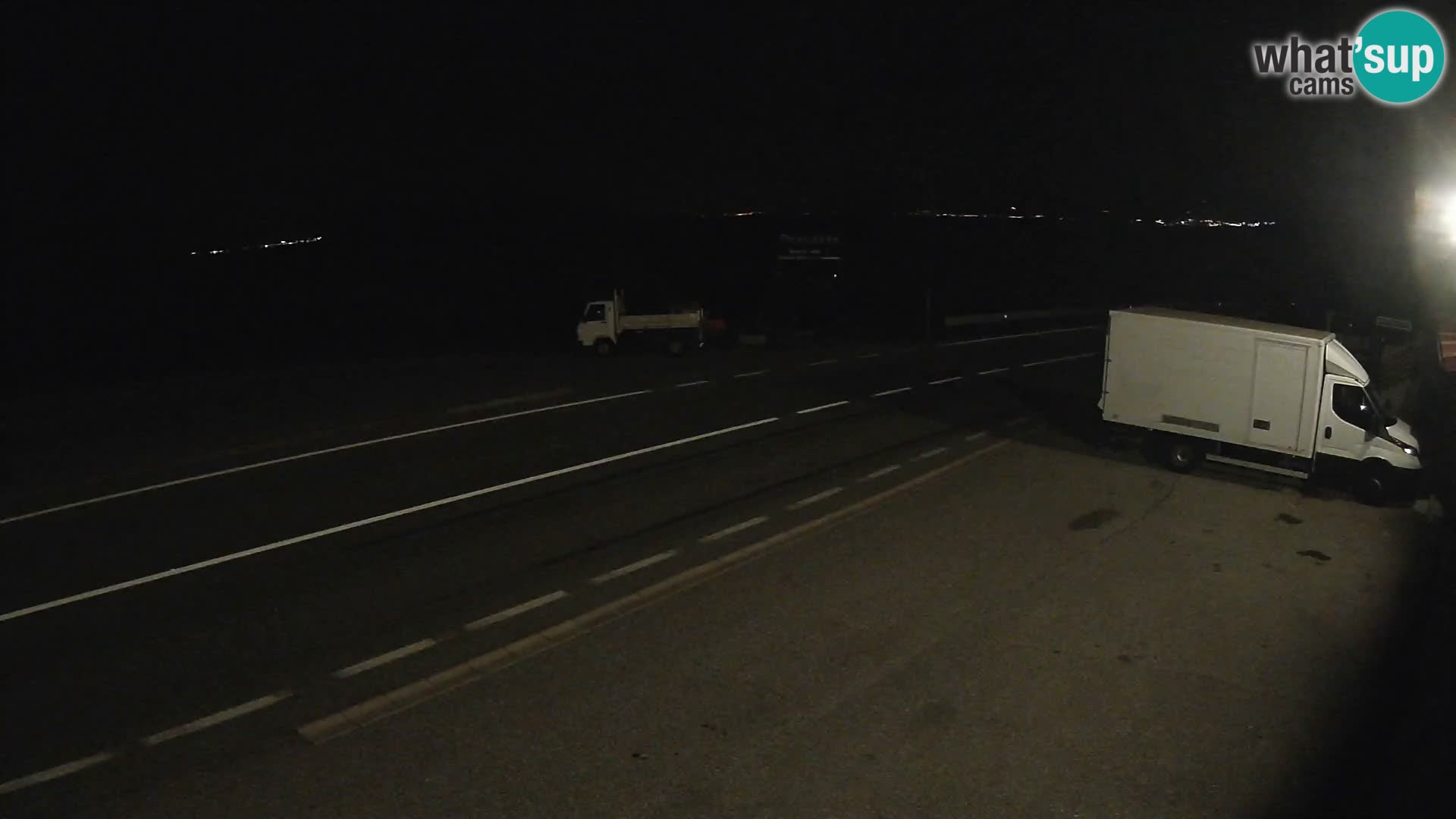 Webcam Adria-Autobahn D8 bei SENJ – Blick auf die Insel KRK