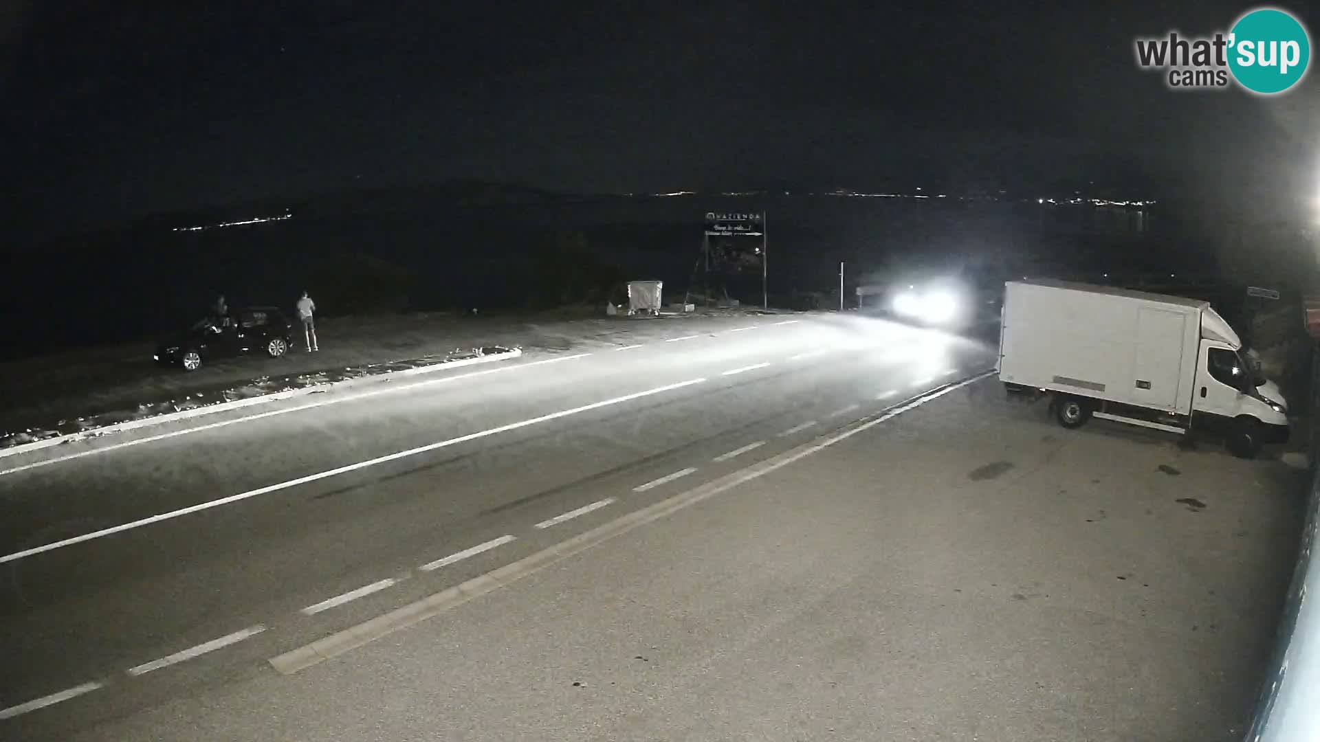 Web kamera Jadranska Magistrala kod SENJa – pogled na KRK