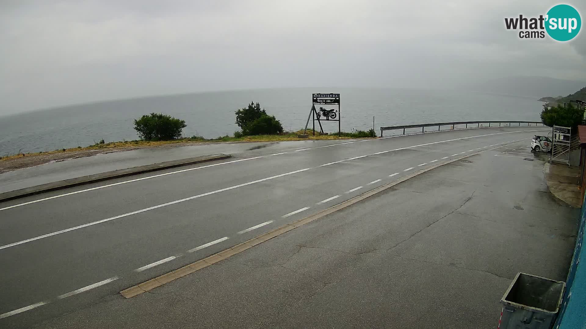 Web kamera Jadranska Magistrala kod SENJa – pogled na KRK