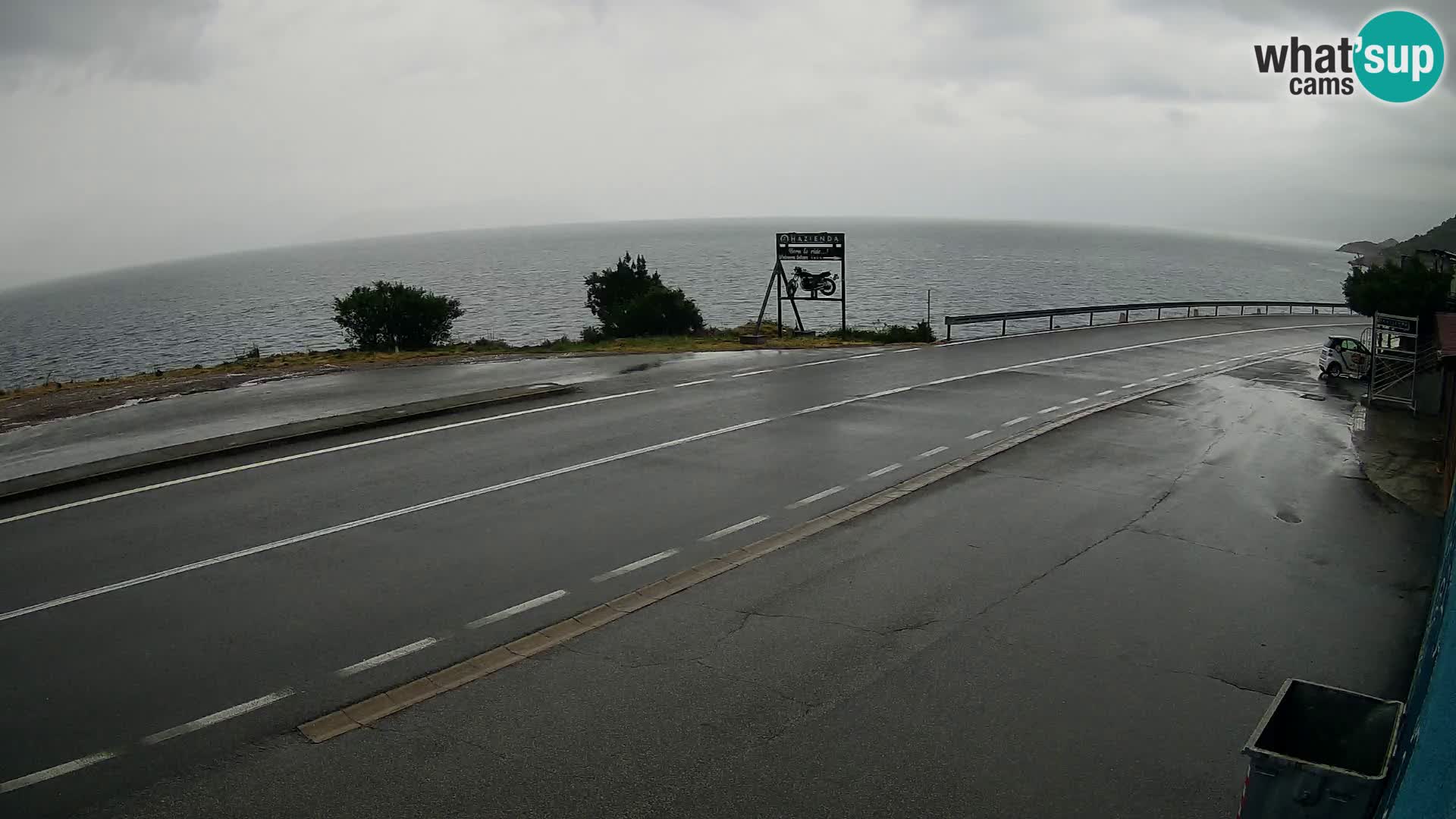Webcam statale Adriatica D8 vicino SEGNA – Panorama su VEGLIA