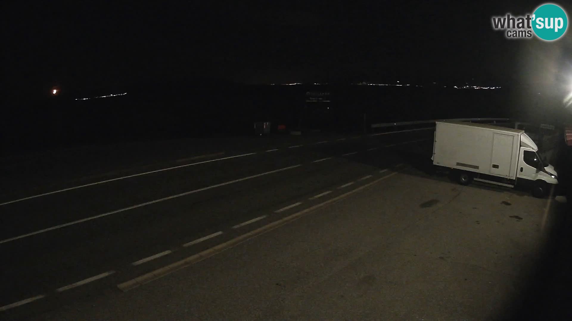 Webcam Adria-Autobahn D8 bei SENJ – Blick auf die Insel KRK