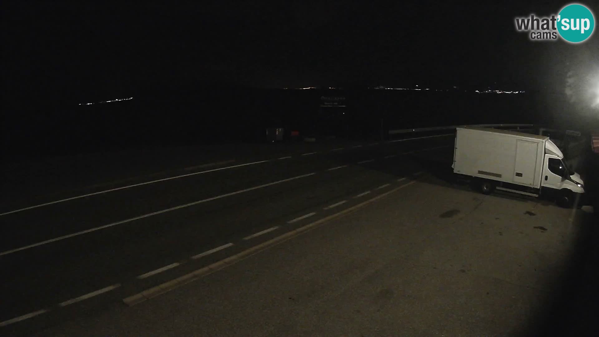 Webcam statale Adriatica D8 vicino SEGNA – Panorama su VEGLIA