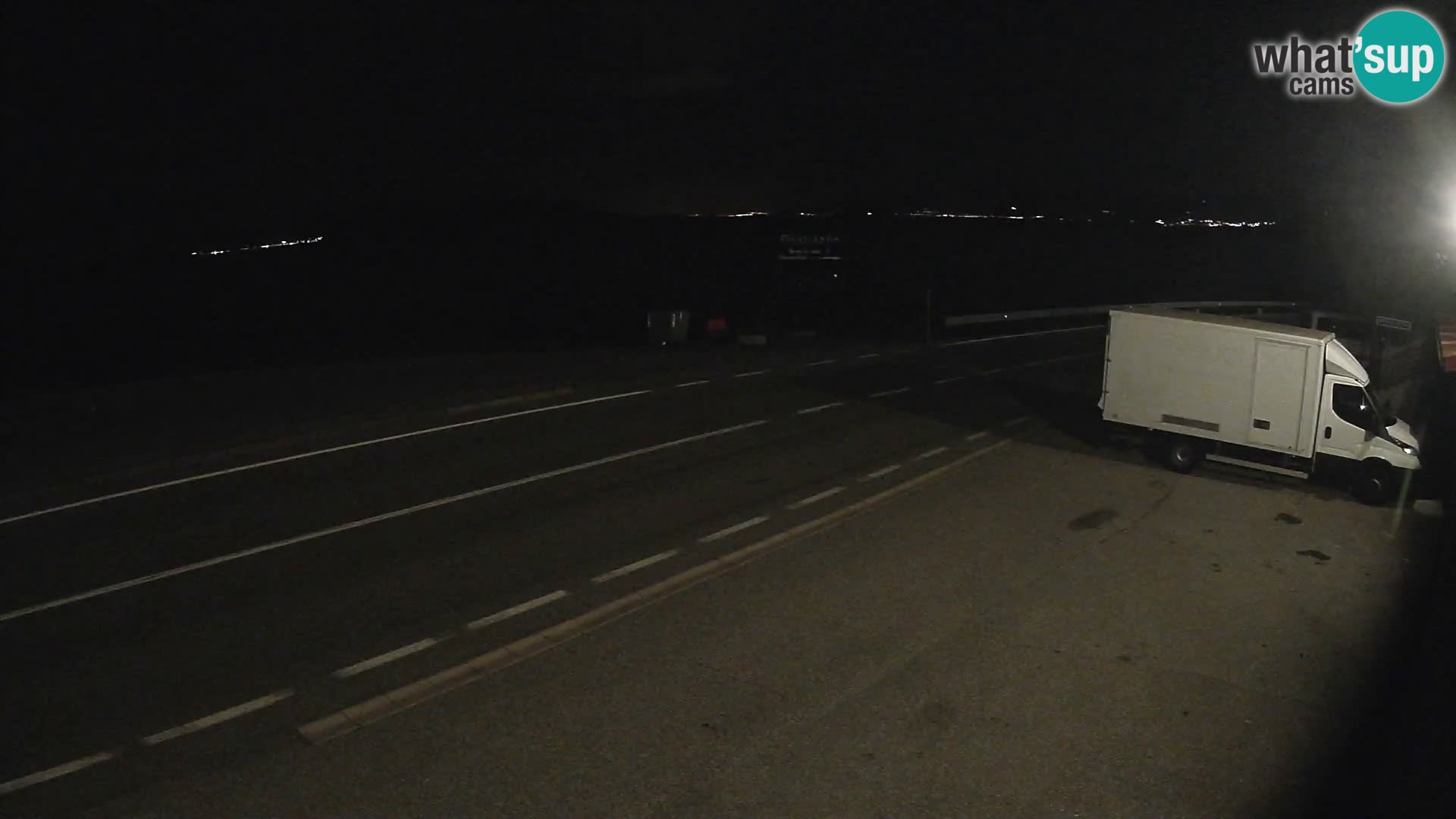 Webcam Adria-Autobahn D8 bei SENJ – Blick auf die Insel KRK