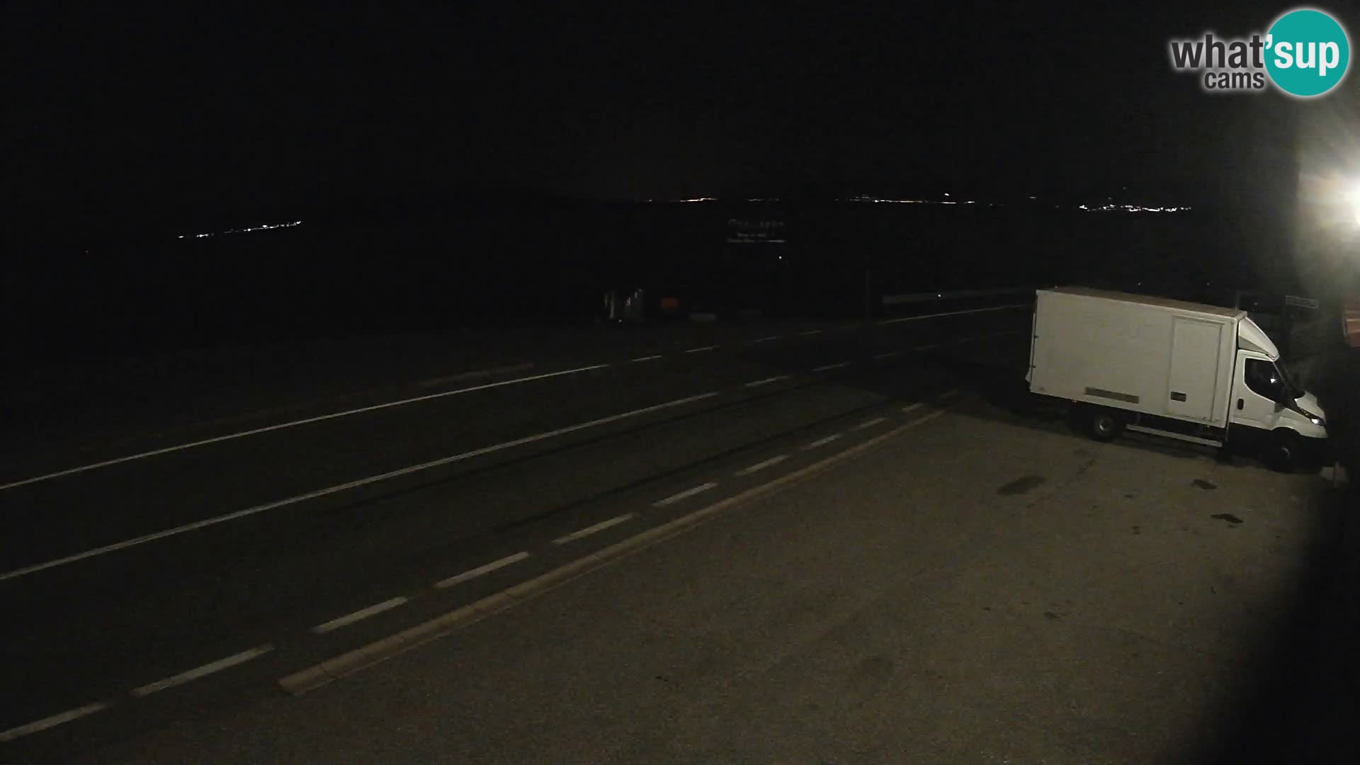 Webcam Adria-Autobahn D8 bei SENJ – Blick auf die Insel KRK