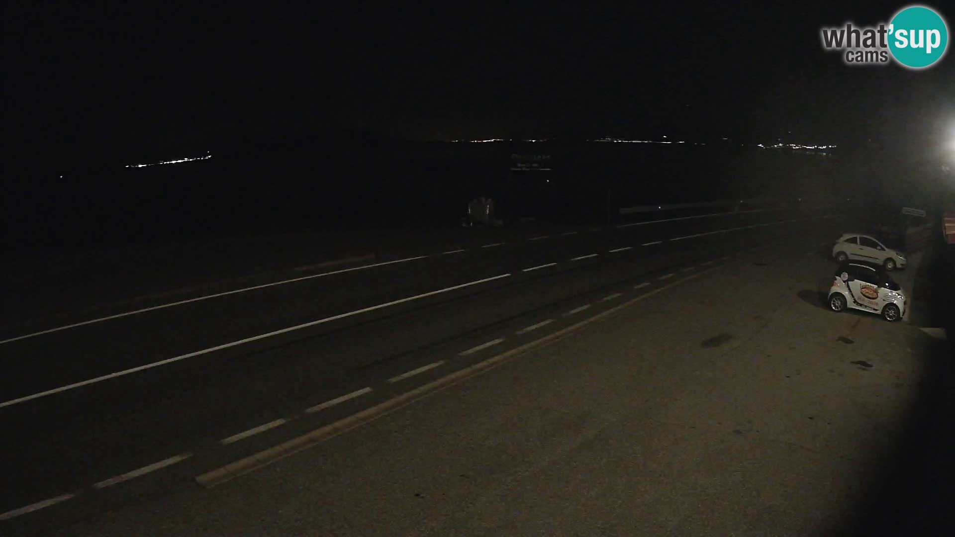 Webcam statale Adriatica D8 vicino SEGNA – Panorama su VEGLIA