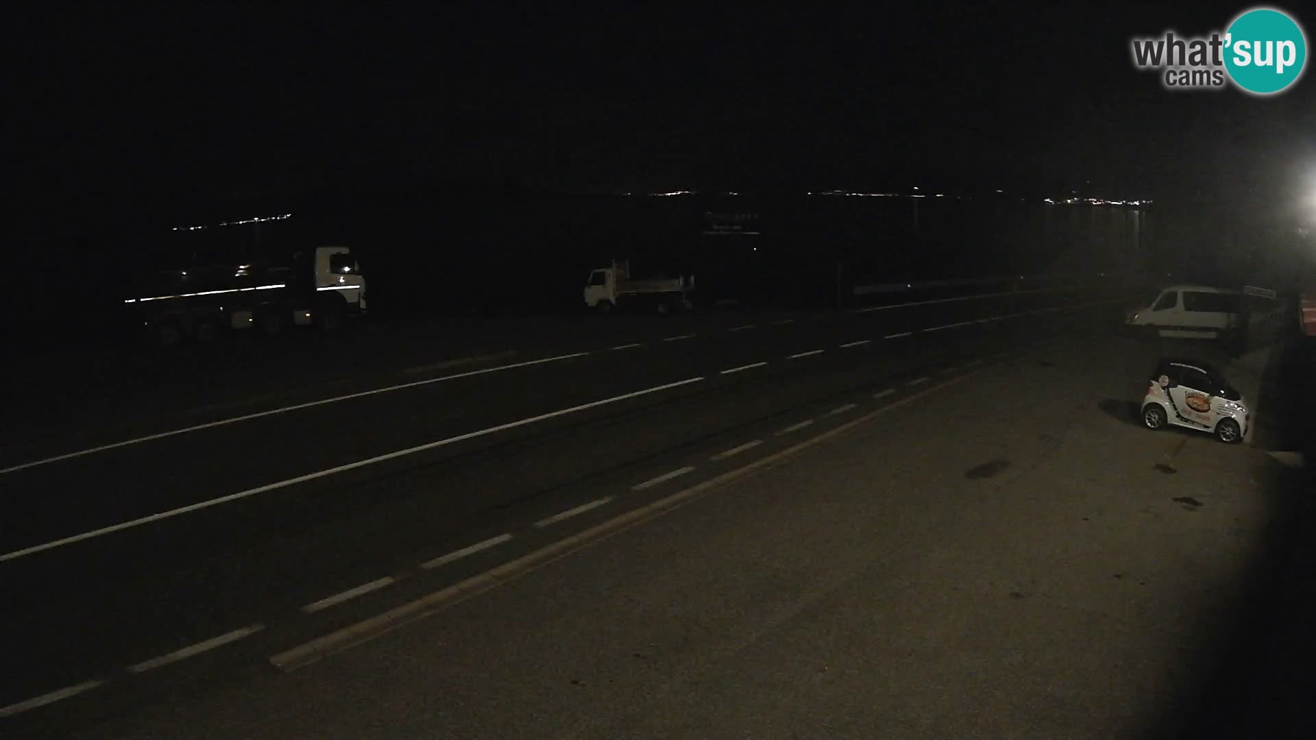 Webcam autoroute Adriatique D8 près de SENJ – vue sur l’île de KRK