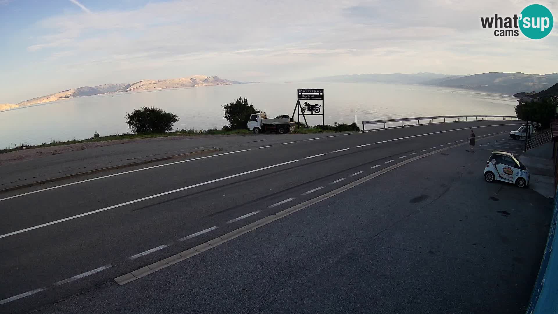 Web kamera Jadranska Magistrala kod SENJa – pogled na KRK