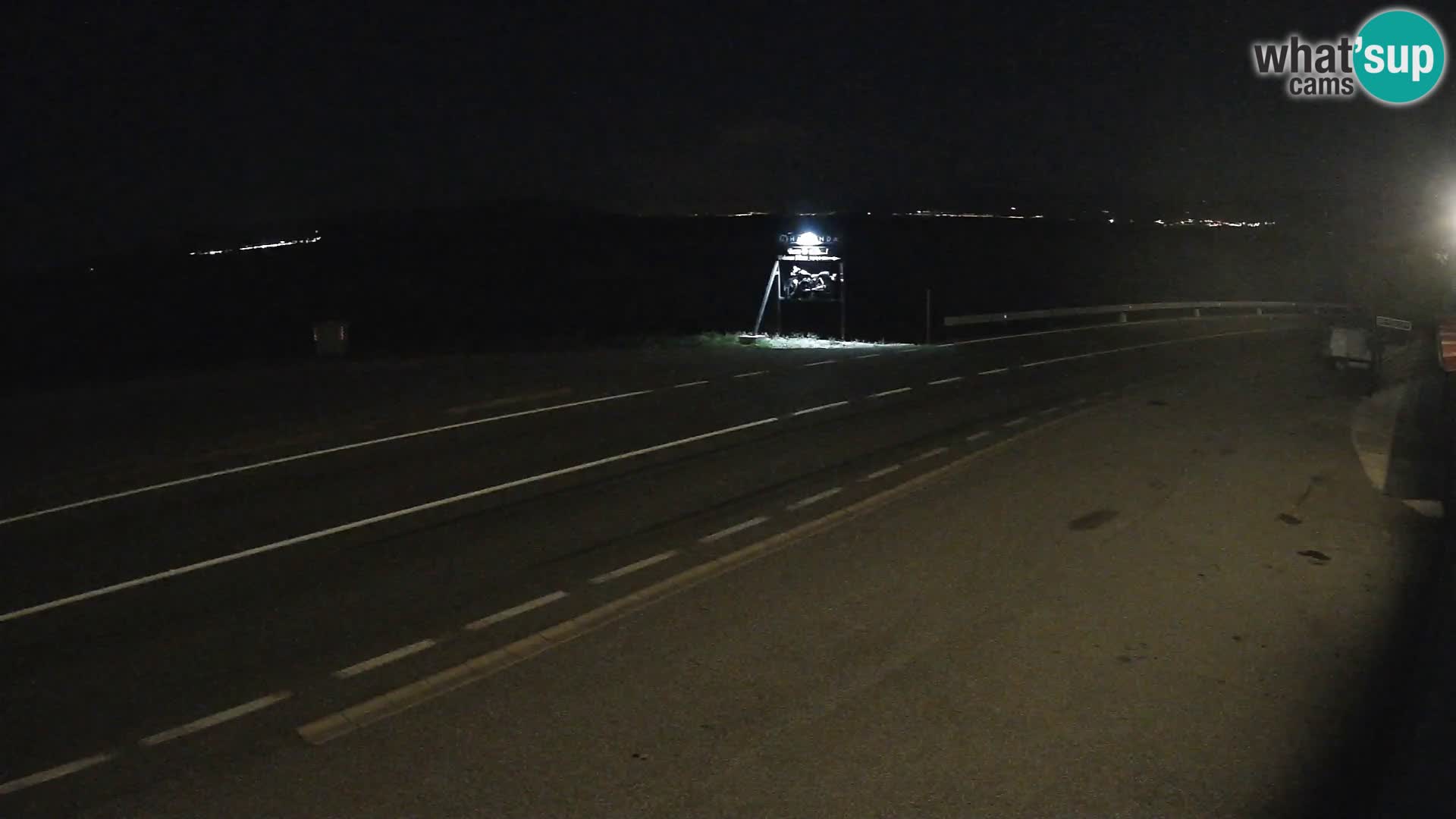 Web kamera Jadranska Magistrala kod SENJa – pogled na KRK