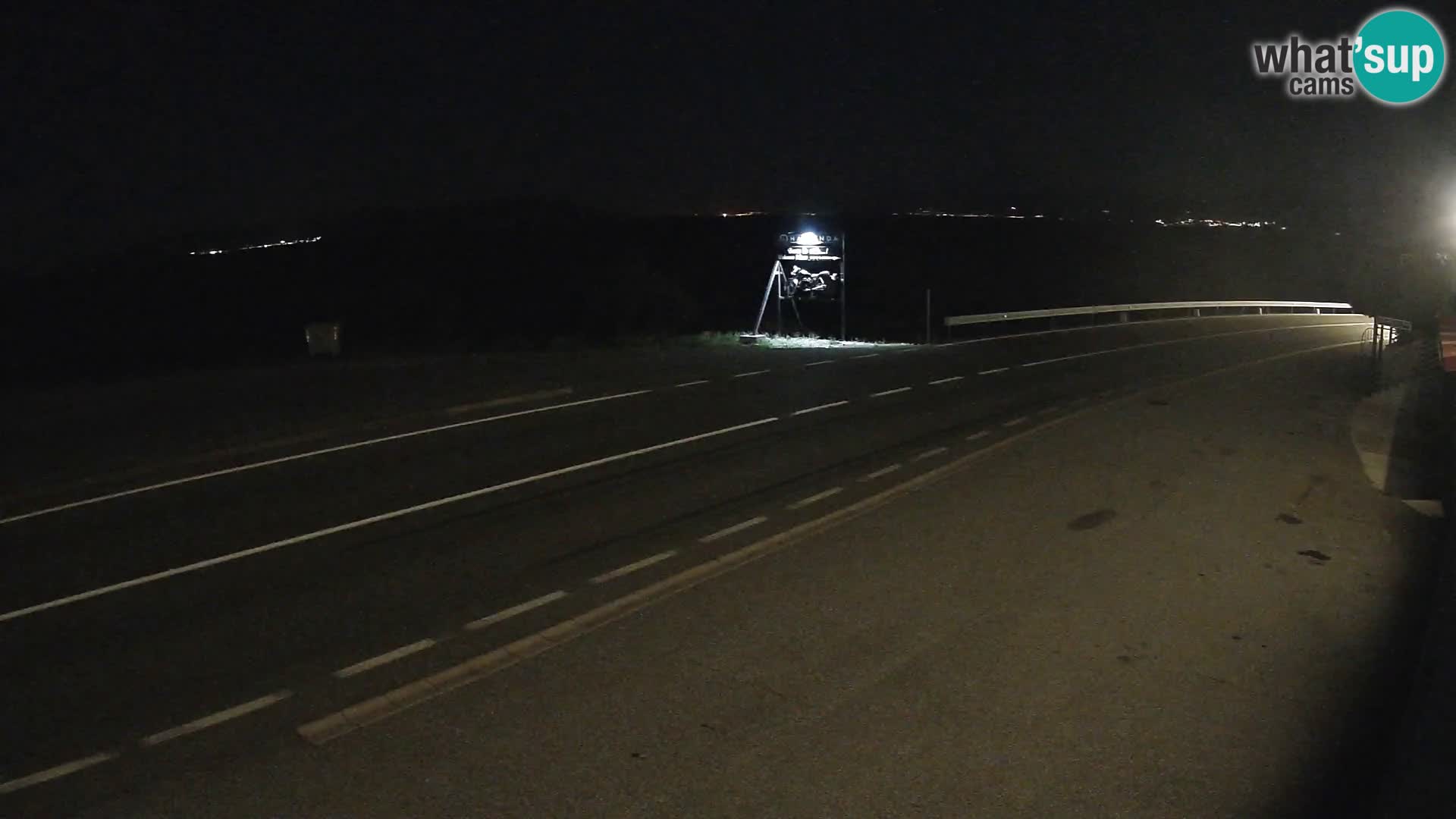 Web kamera Jadranska Magistrala kod SENJa – pogled na KRK