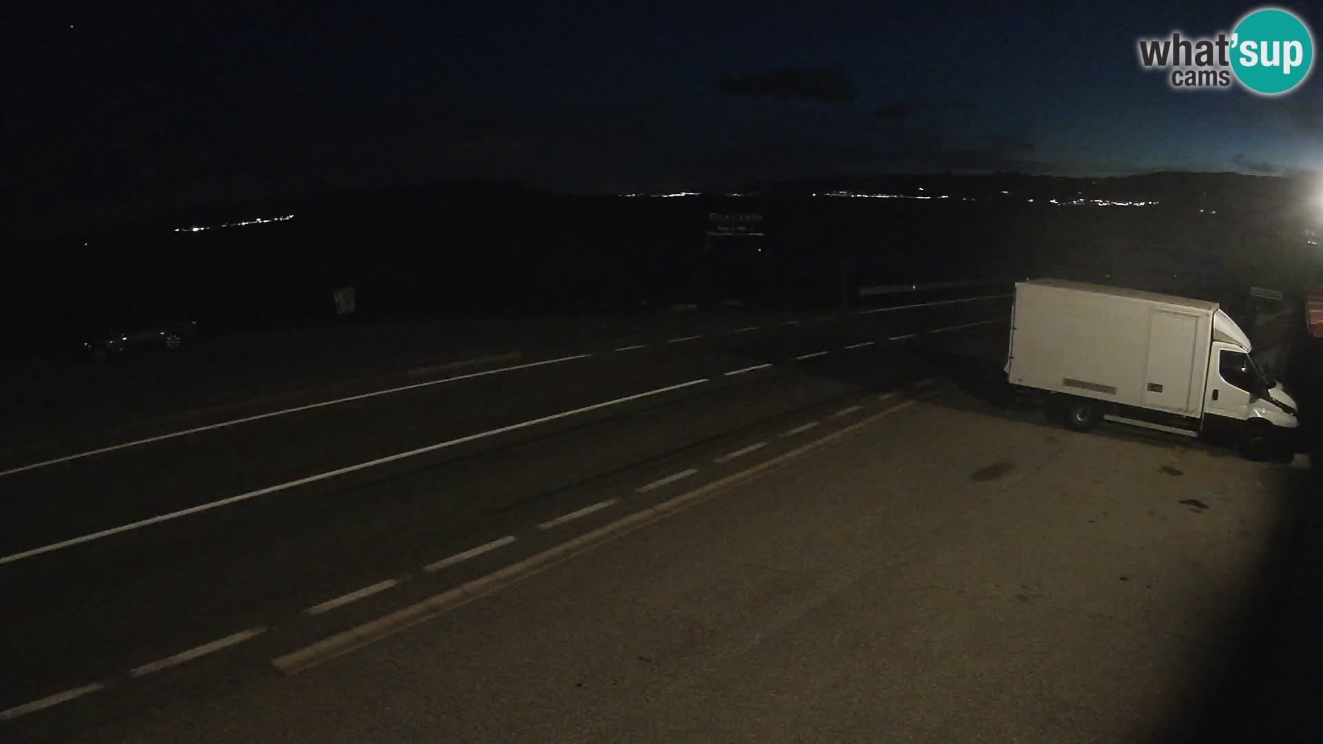 Web kamera Jadranska Magistrala kod SENJa – pogled na KRK