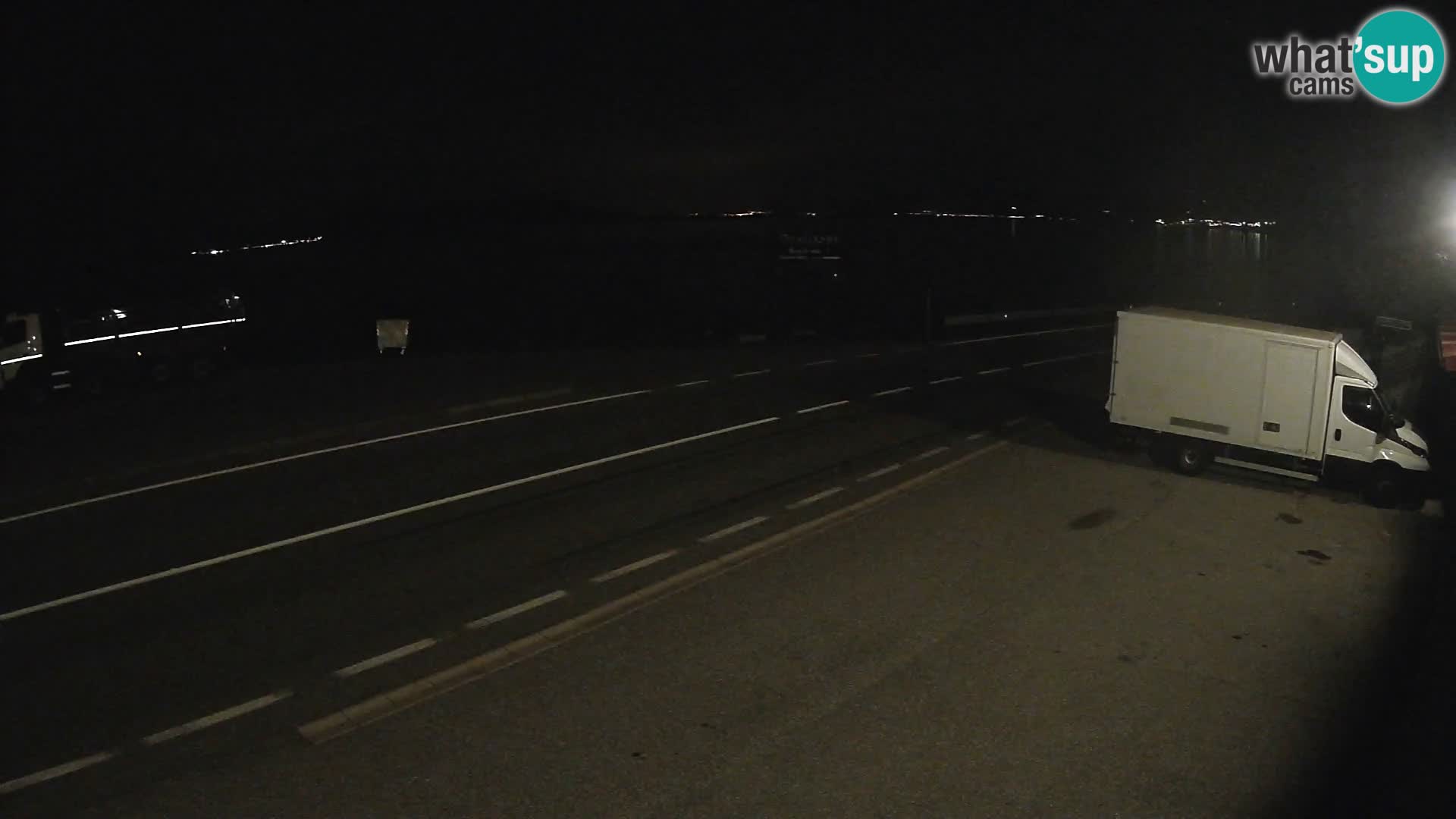 Webcam Adria-Autobahn D8 bei SENJ – Blick auf die Insel KRK