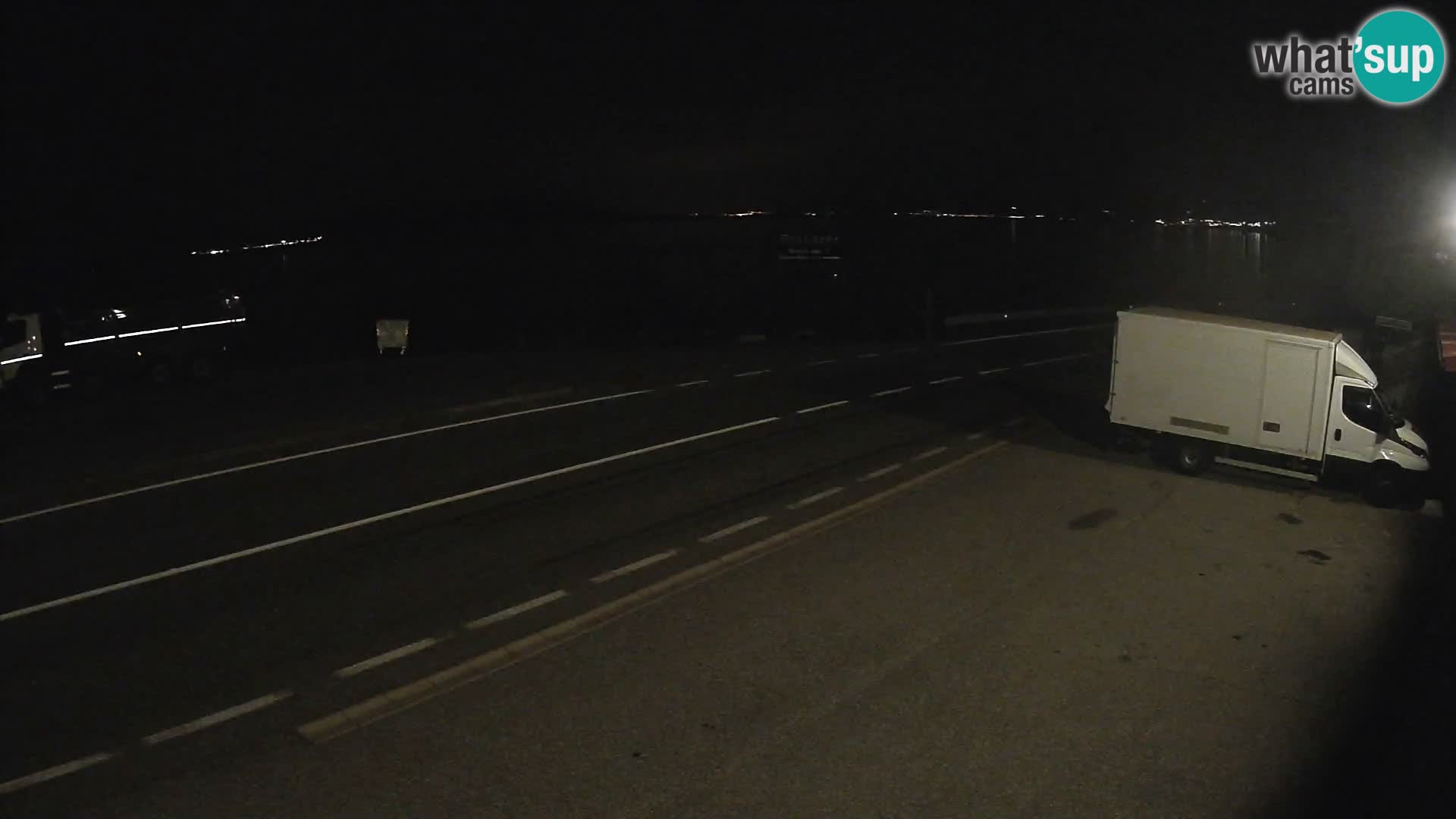 Webcam autoroute Adriatique D8 près de SENJ – vue sur l’île de KRK