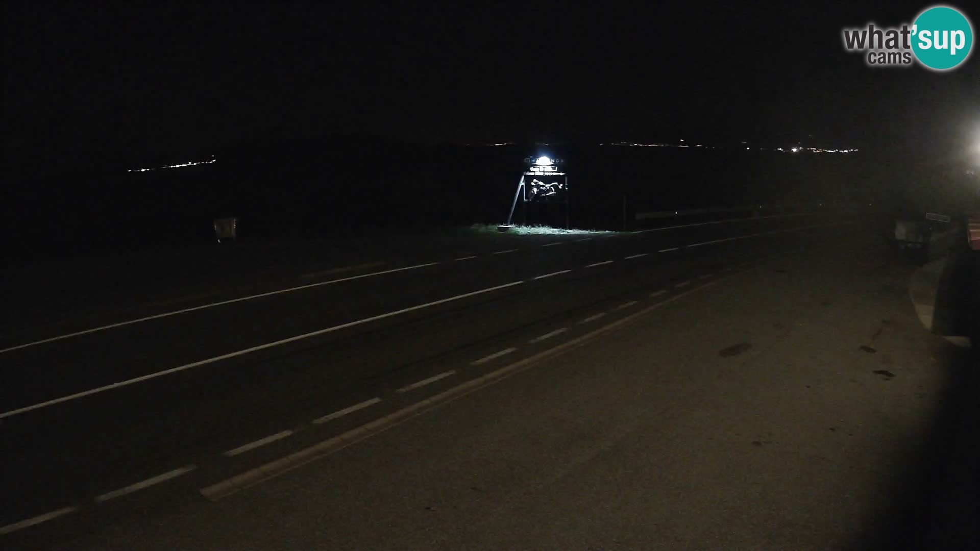 Web kamera Jadranska Magistrala kod SENJa – pogled na KRK