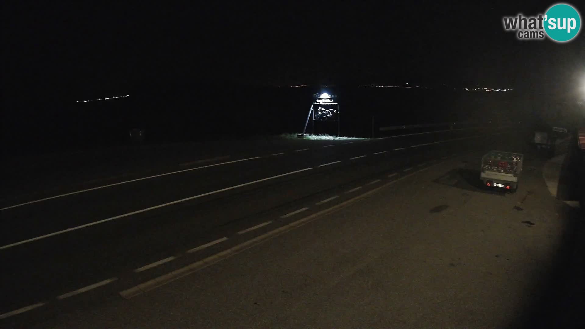 Webcam statale Adriatica D8 vicino SEGNA – Panorama su VEGLIA