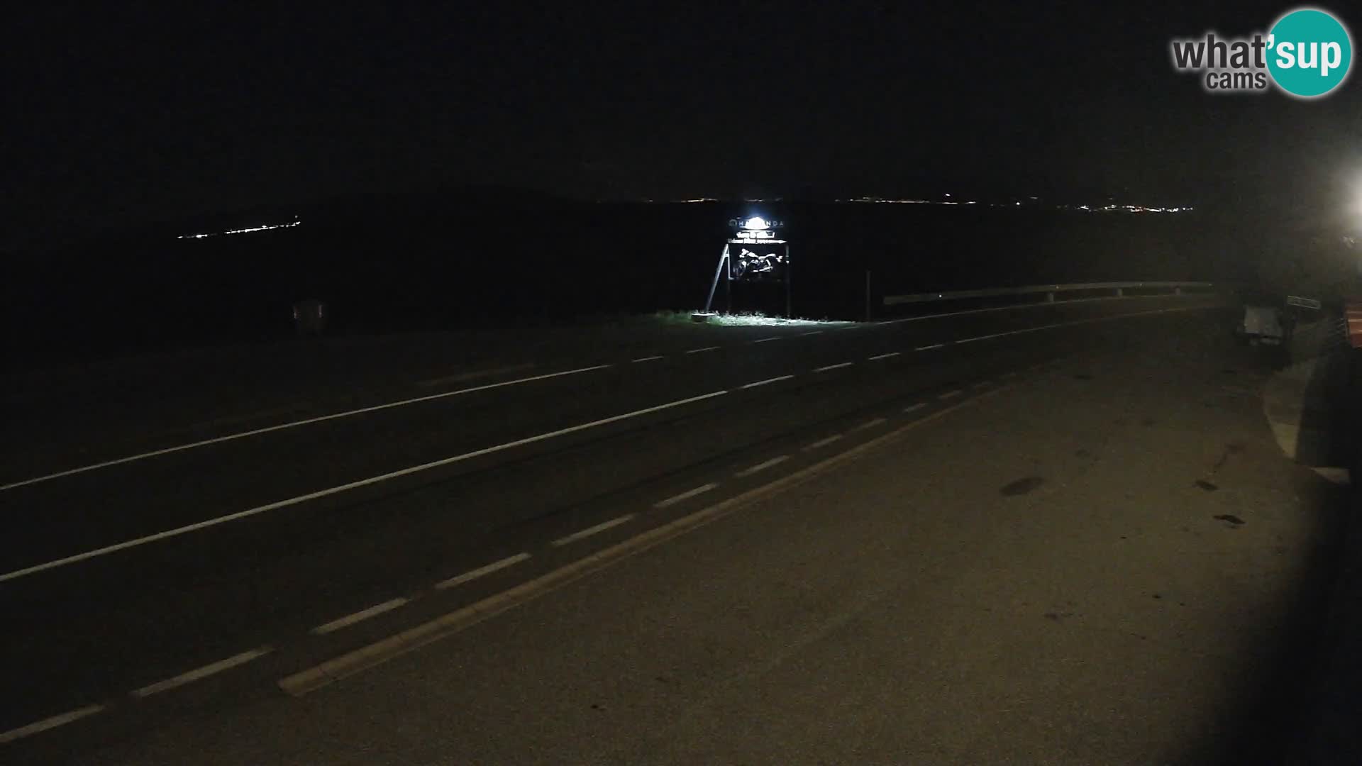 Web kamera Jadranska Magistrala kod SENJa – pogled na KRK
