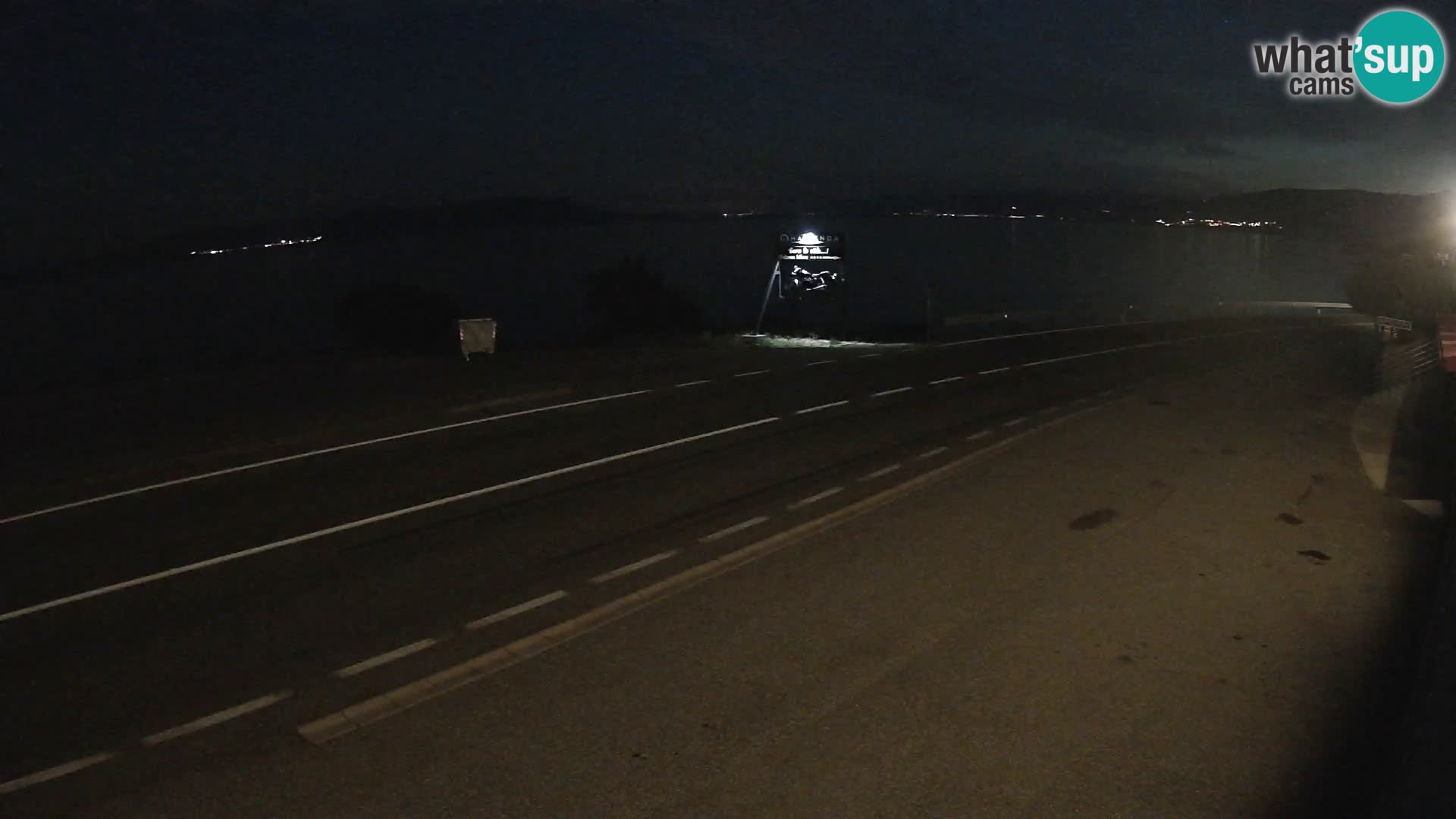 Webcam statale Adriatica D8 vicino SEGNA – Panorama su VEGLIA