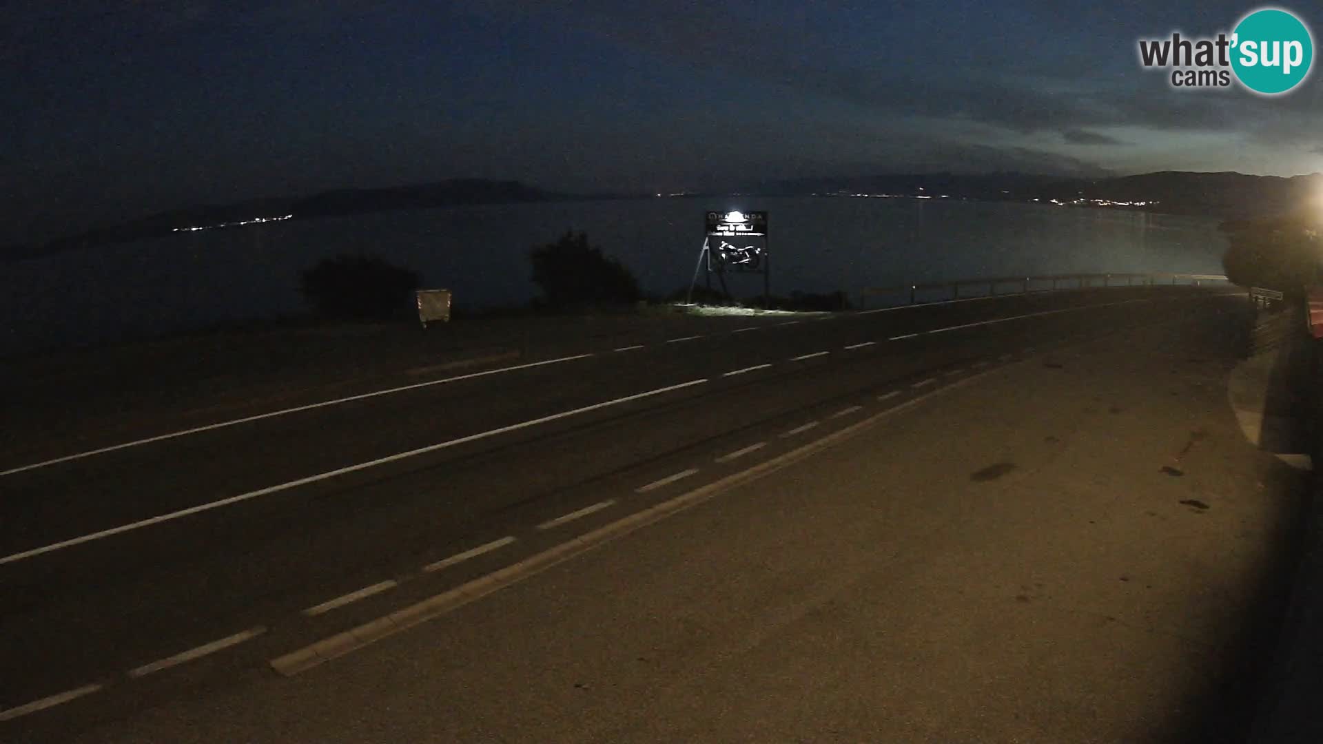 Webcam statale Adriatica D8 vicino SEGNA – Panorama su VEGLIA