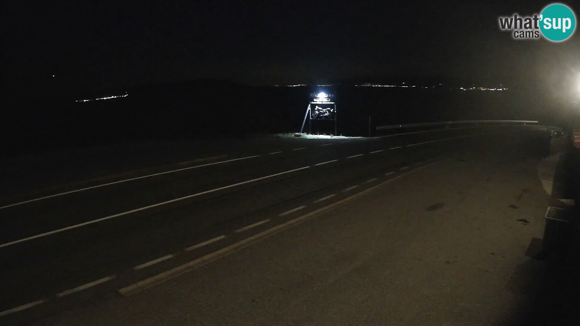 Web kamera Jadranska Magistrala kod SENJa – pogled na KRK
