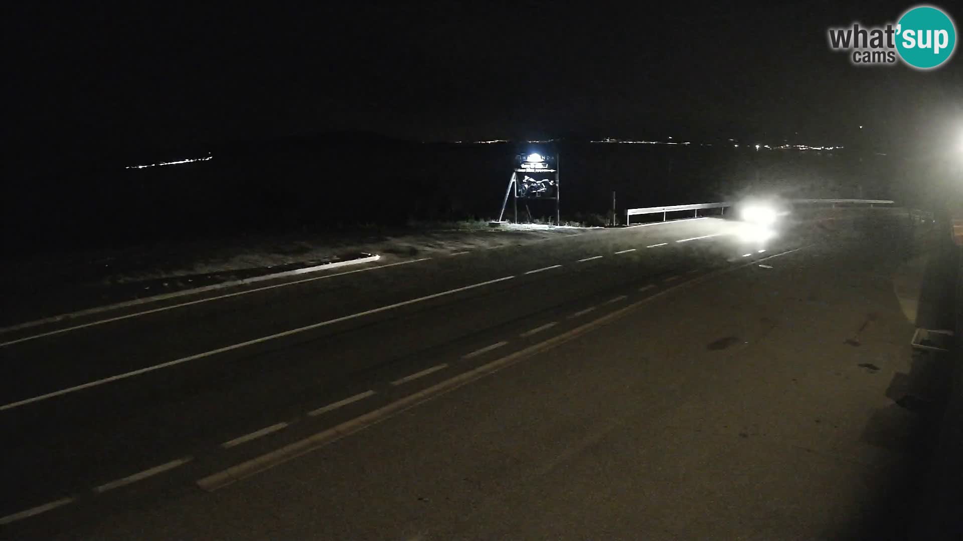 Web kamera Jadranska Magistrala kod SENJa – pogled na KRK