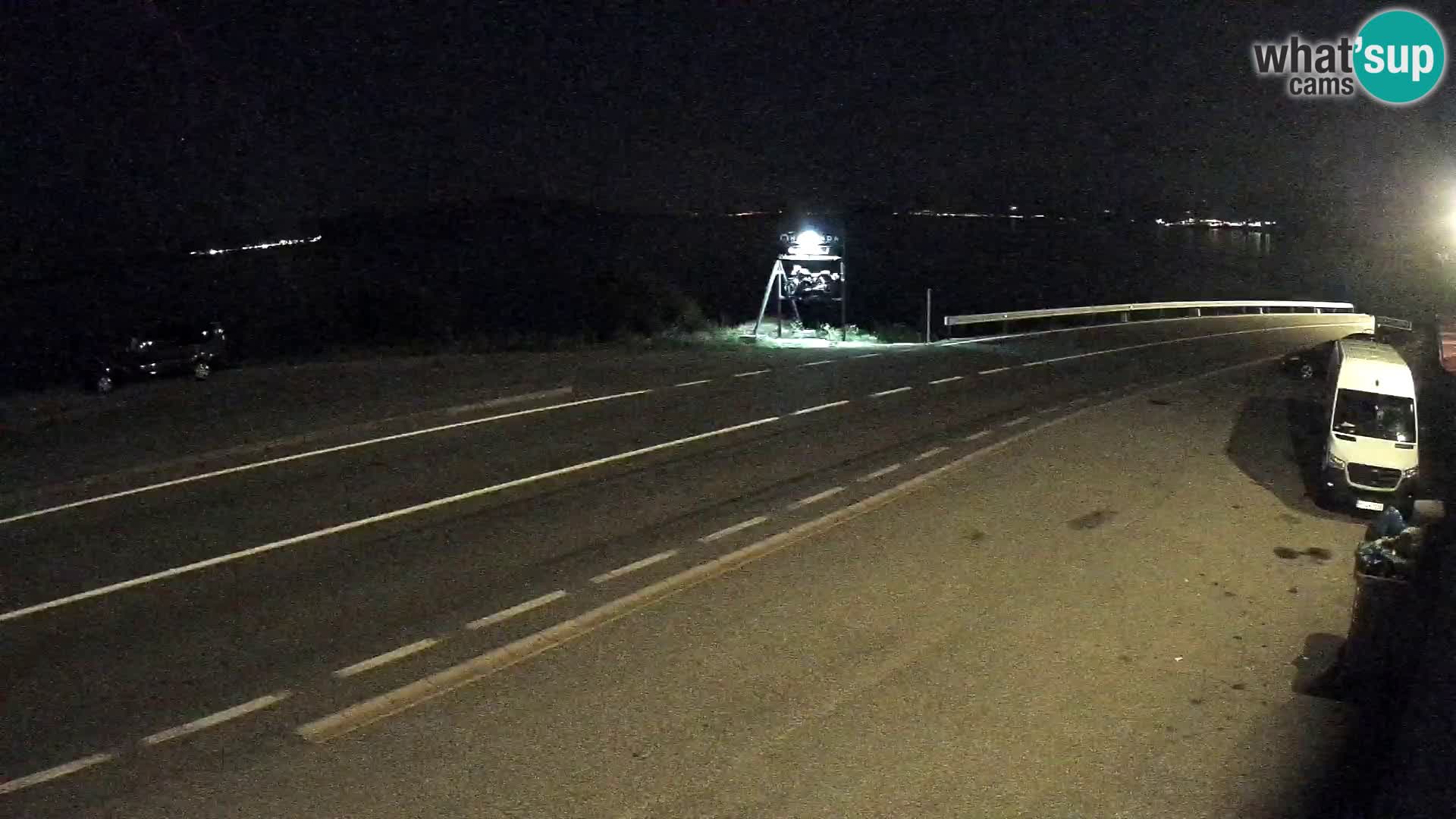 Webcam statale Adriatica D8 vicino SEGNA – Panorama su VEGLIA