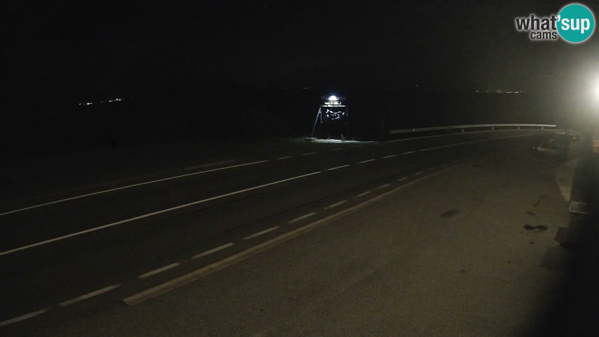 Web kamera Jadranska Magistrala kod SENJa – pogled na KRK