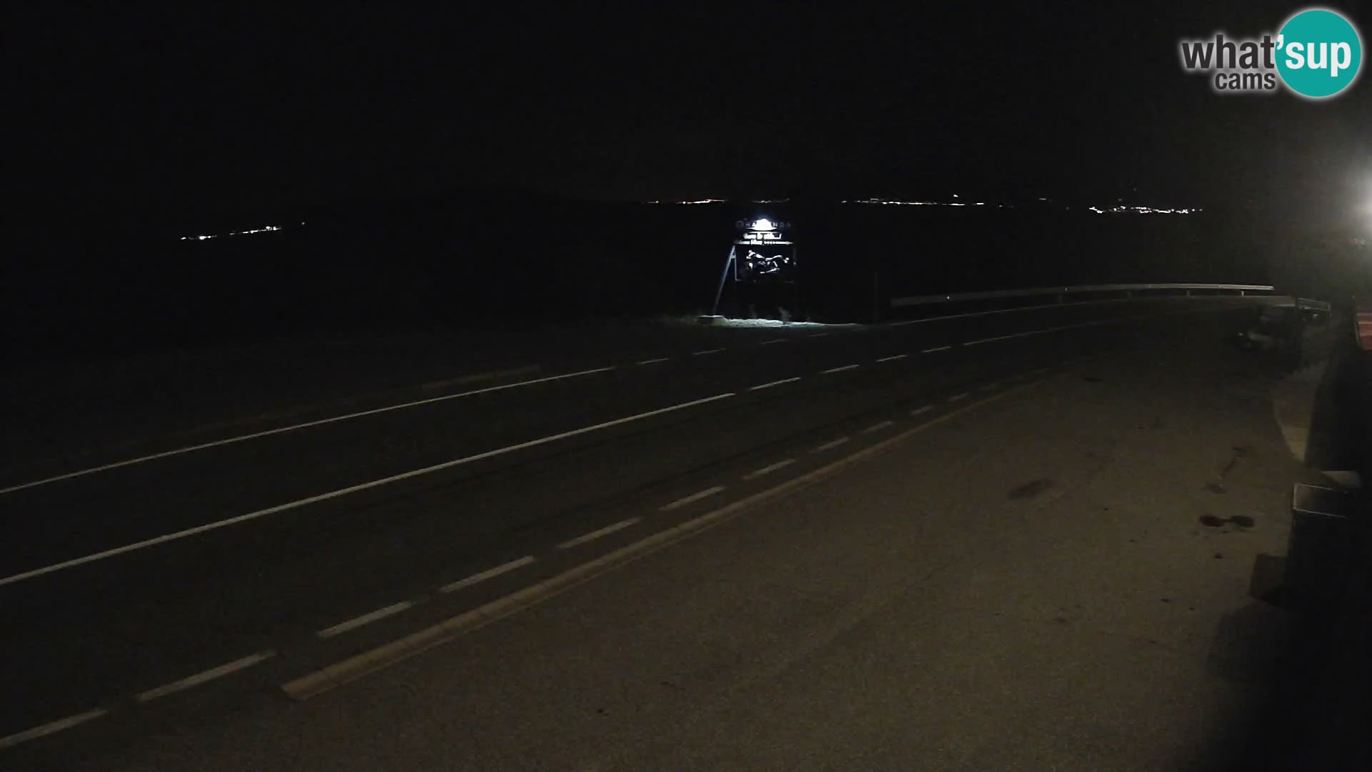 Webcam Adria-Autobahn D8 bei SENJ – Blick auf die Insel KRK