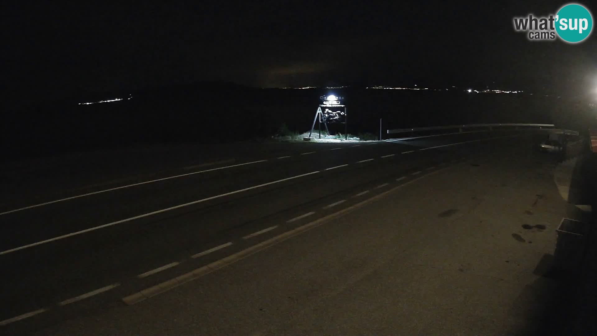 Web kamera Jadranska Magistrala kod SENJa – pogled na KRK