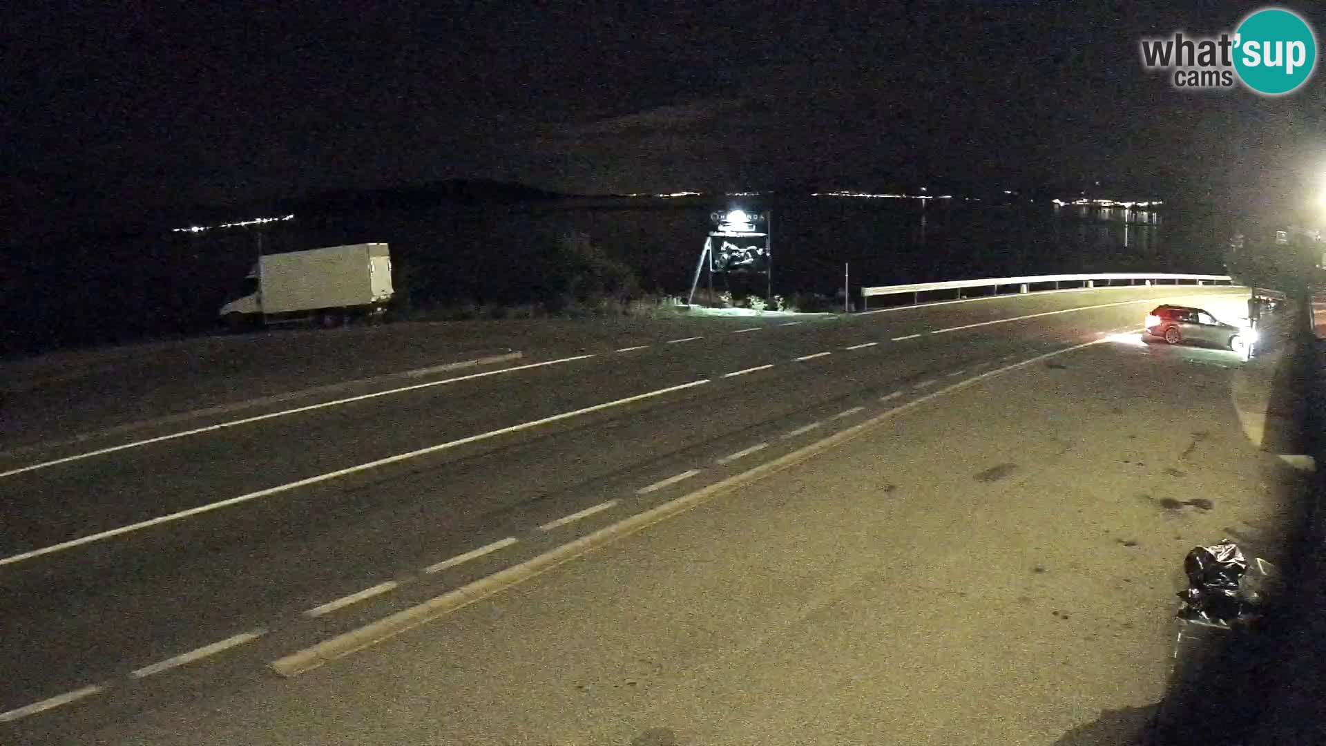 Web kamera Jadranska Magistrala kod SENJa – pogled na KRK