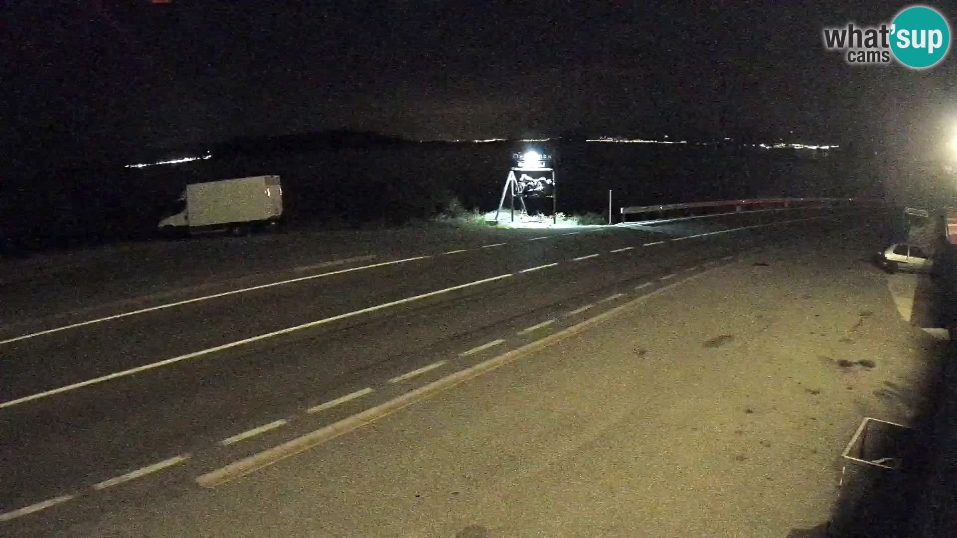 Web kamera Jadranska Magistrala kod SENJa – pogled na KRK