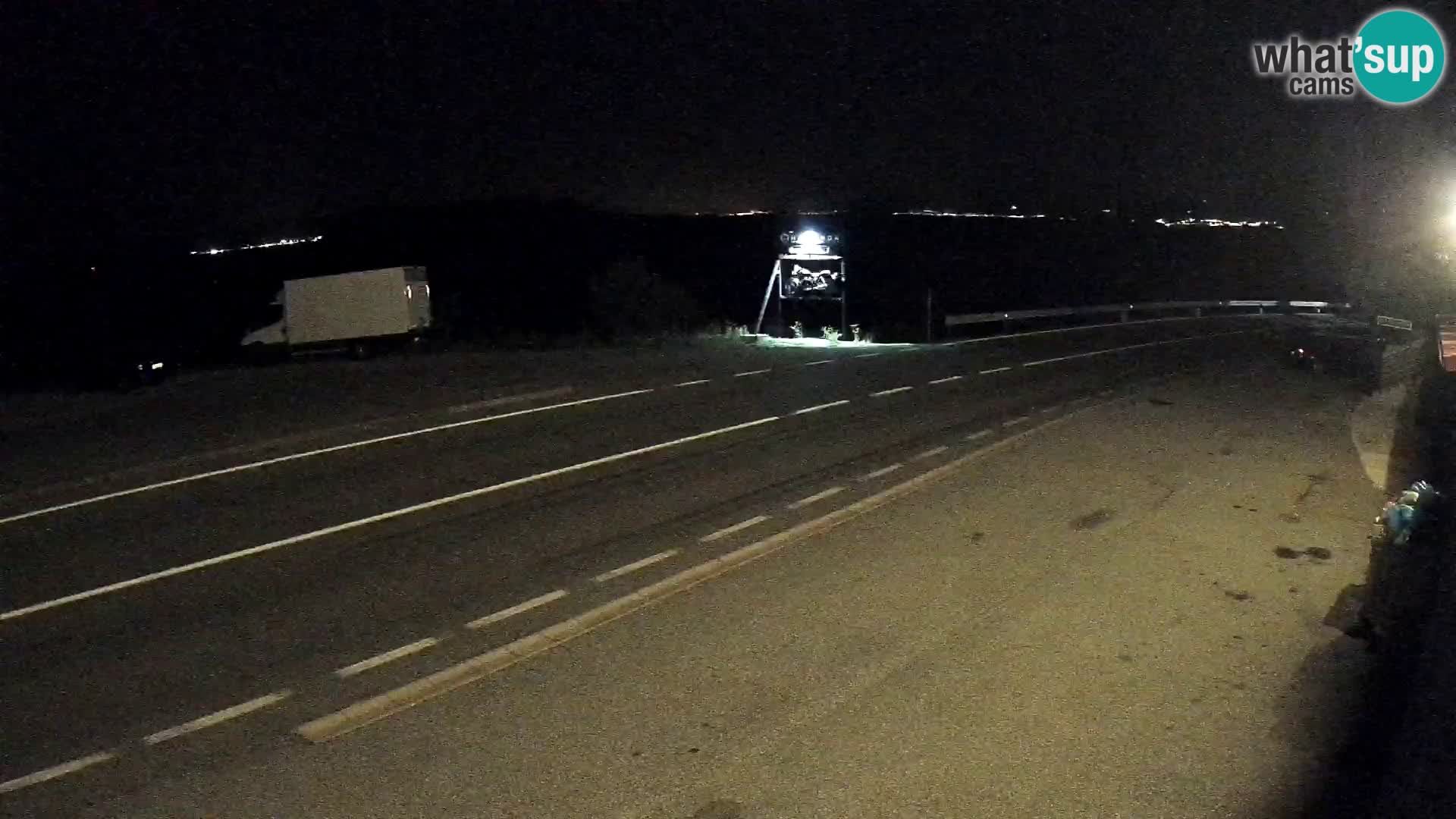 Web kamera Jadranska Magistrala kod SENJa – pogled na KRK