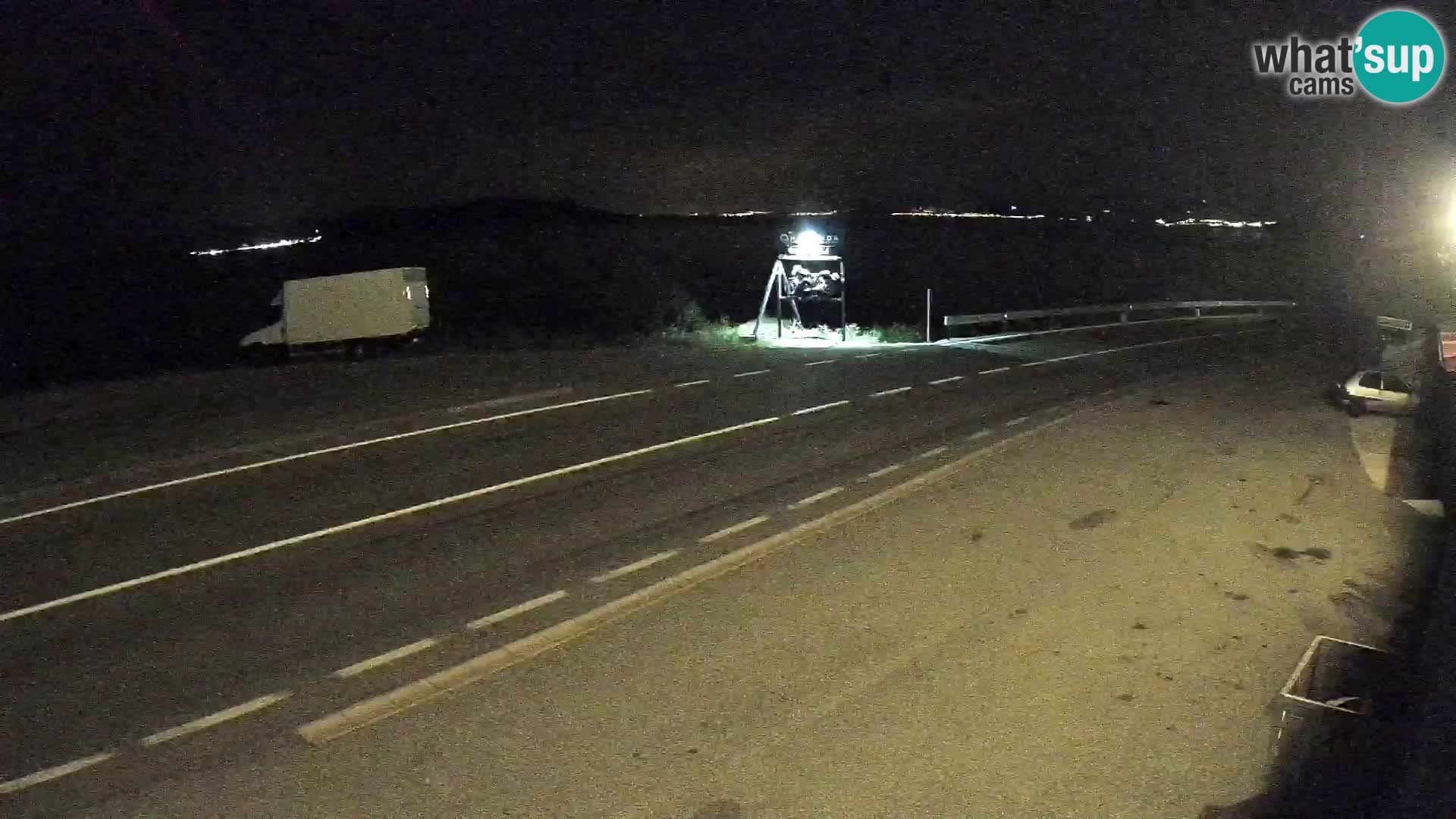 Web kamera Jadranska Magistrala kod SENJa – pogled na KRK