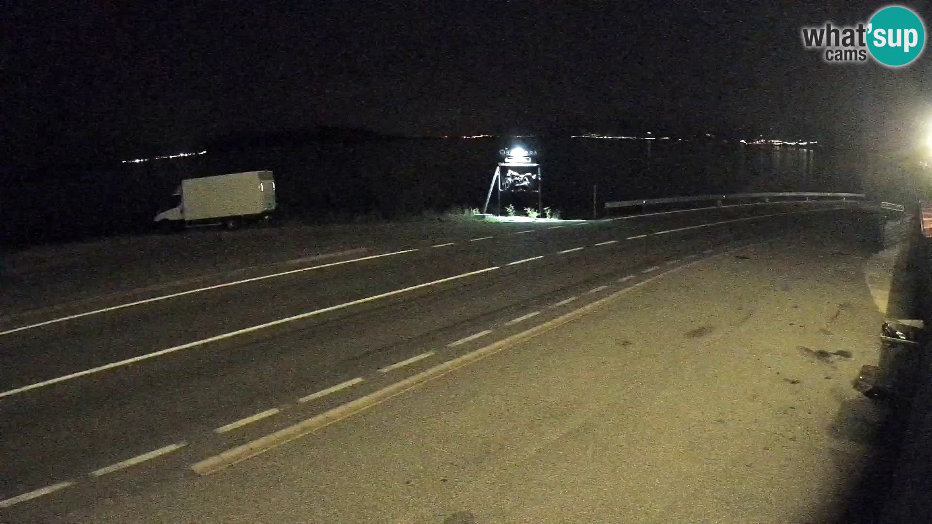 Web kamera Jadranska Magistrala kod SENJa – pogled na KRK