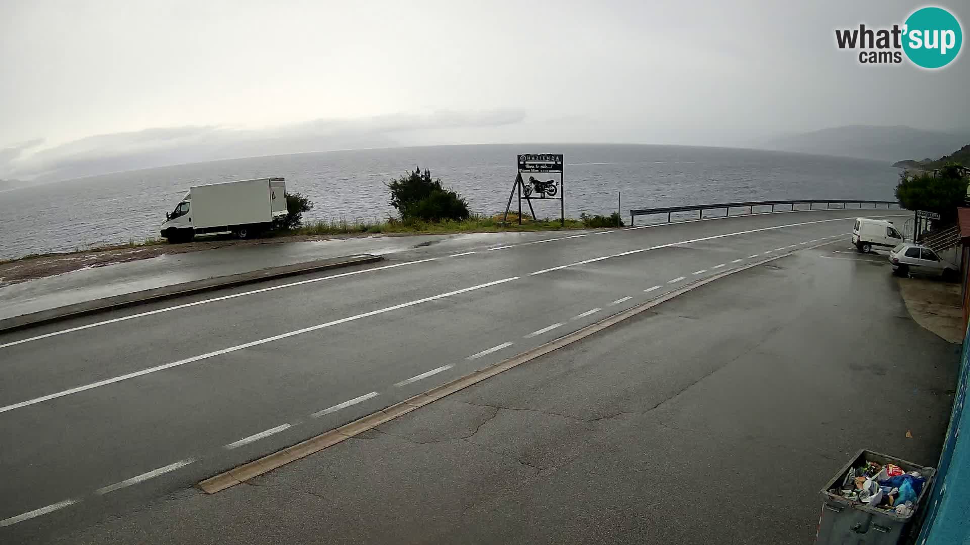 Web kamera Jadranska Magistrala kod SENJa – pogled na KRK