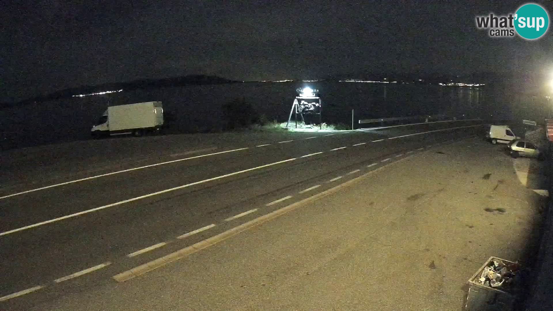 Web kamera Jadranska Magistrala kod SENJa – pogled na KRK