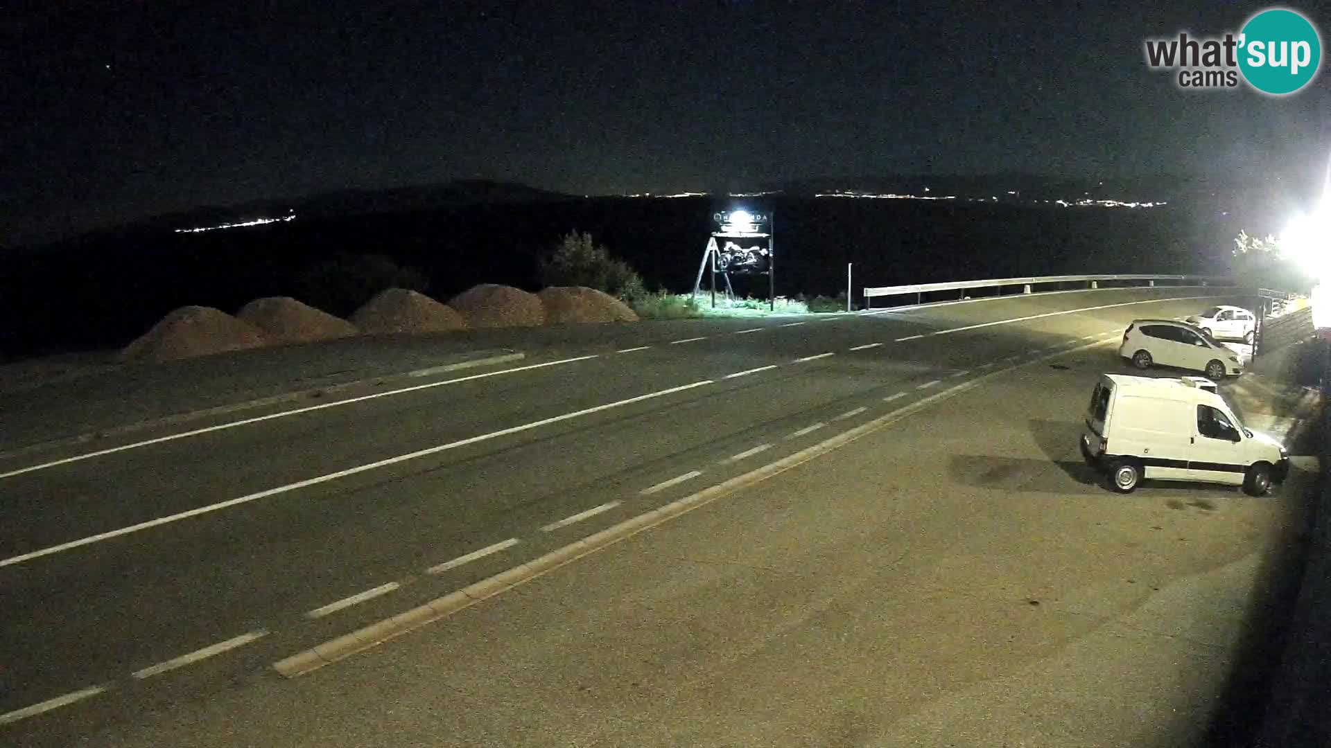 Webcam statale Adriatica D8 vicino SEGNA – Panorama su VEGLIA