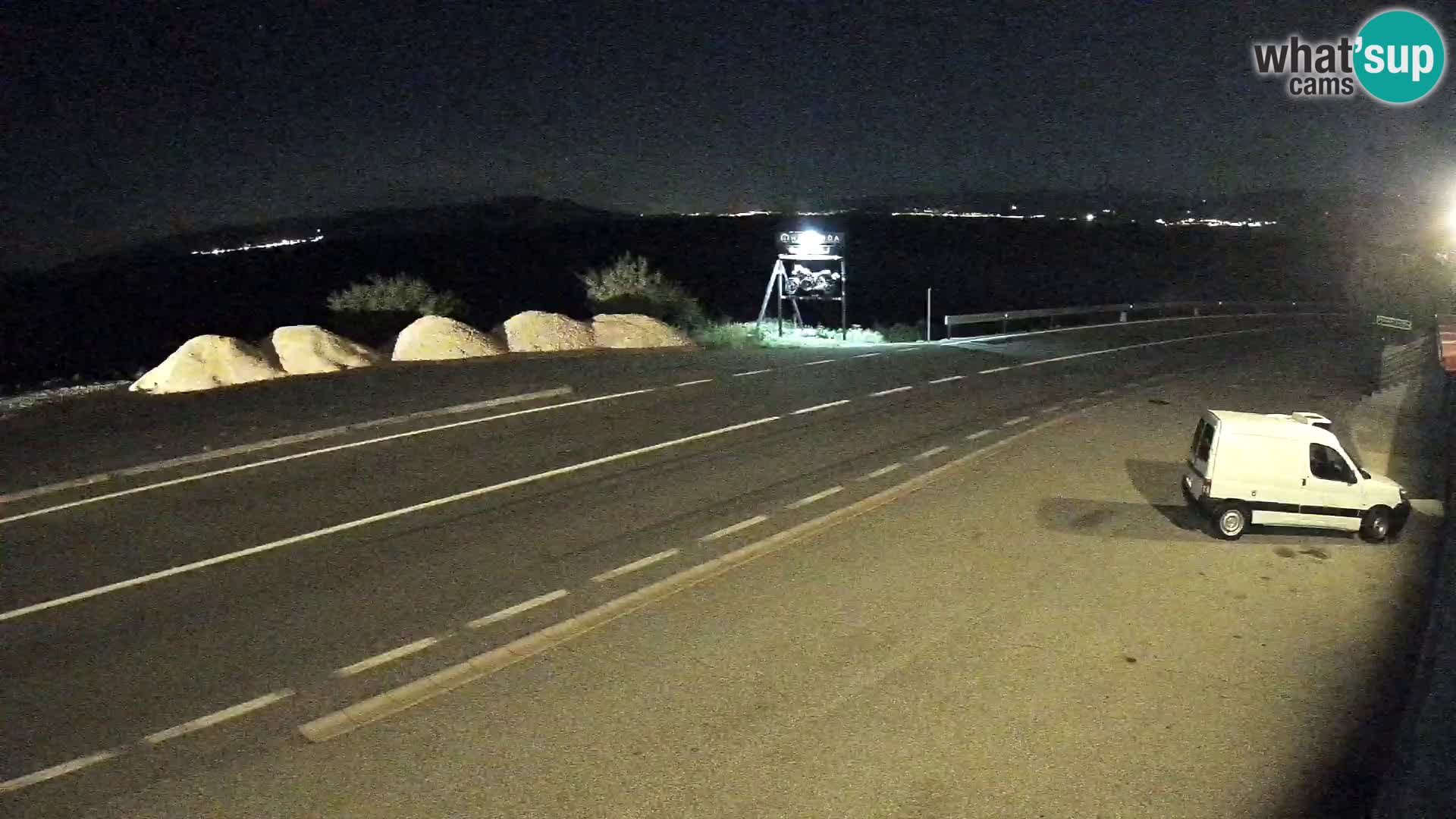 Web kamera Jadranska Magistrala kod SENJa – pogled na KRK