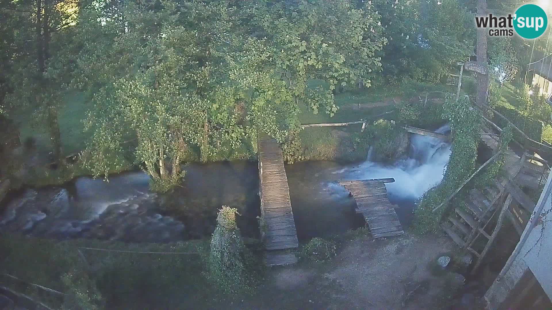 Jezera na reki Slunjčica v Rastokah