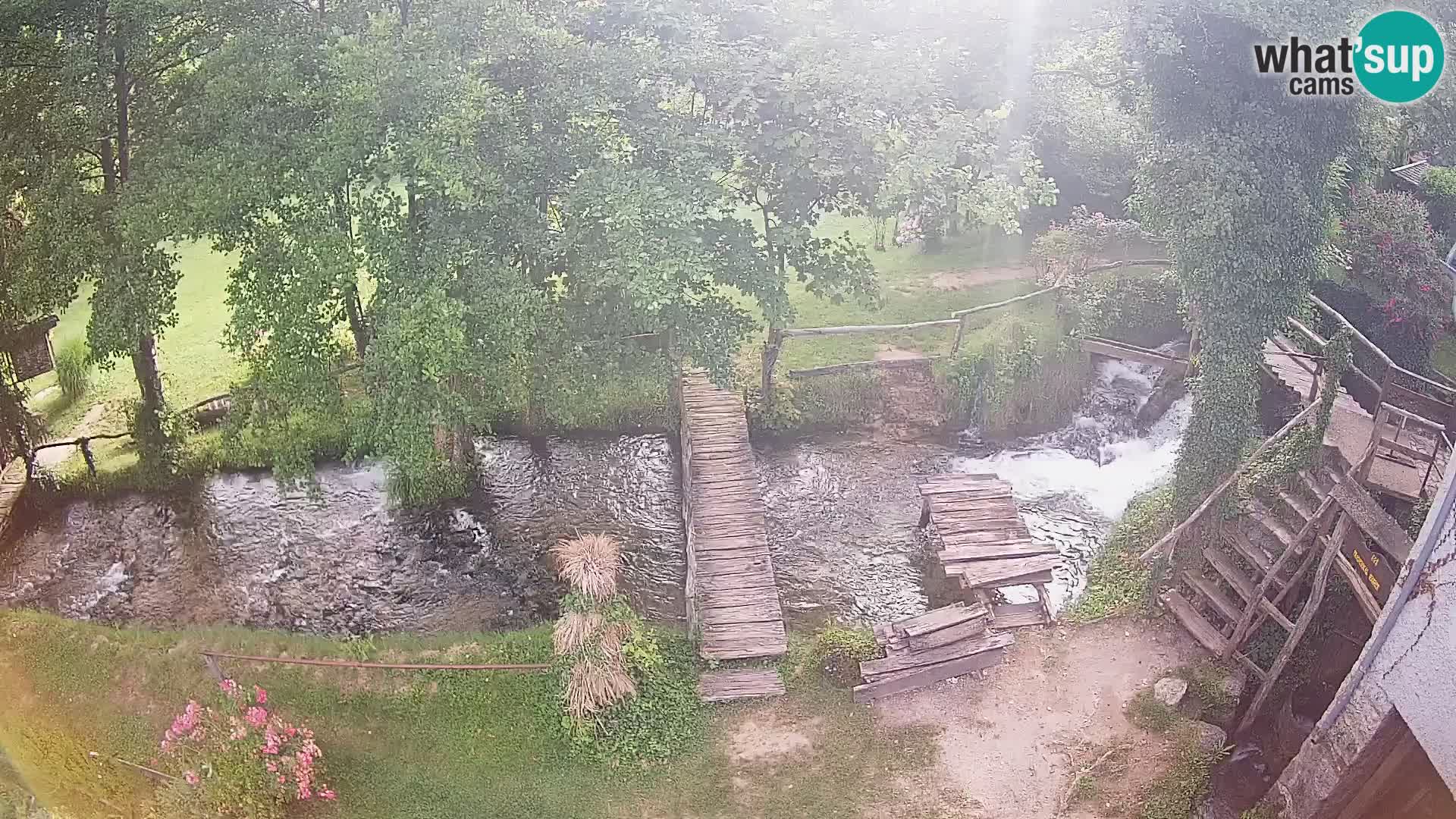 Jezera na reki Slunjčica v Rastokah